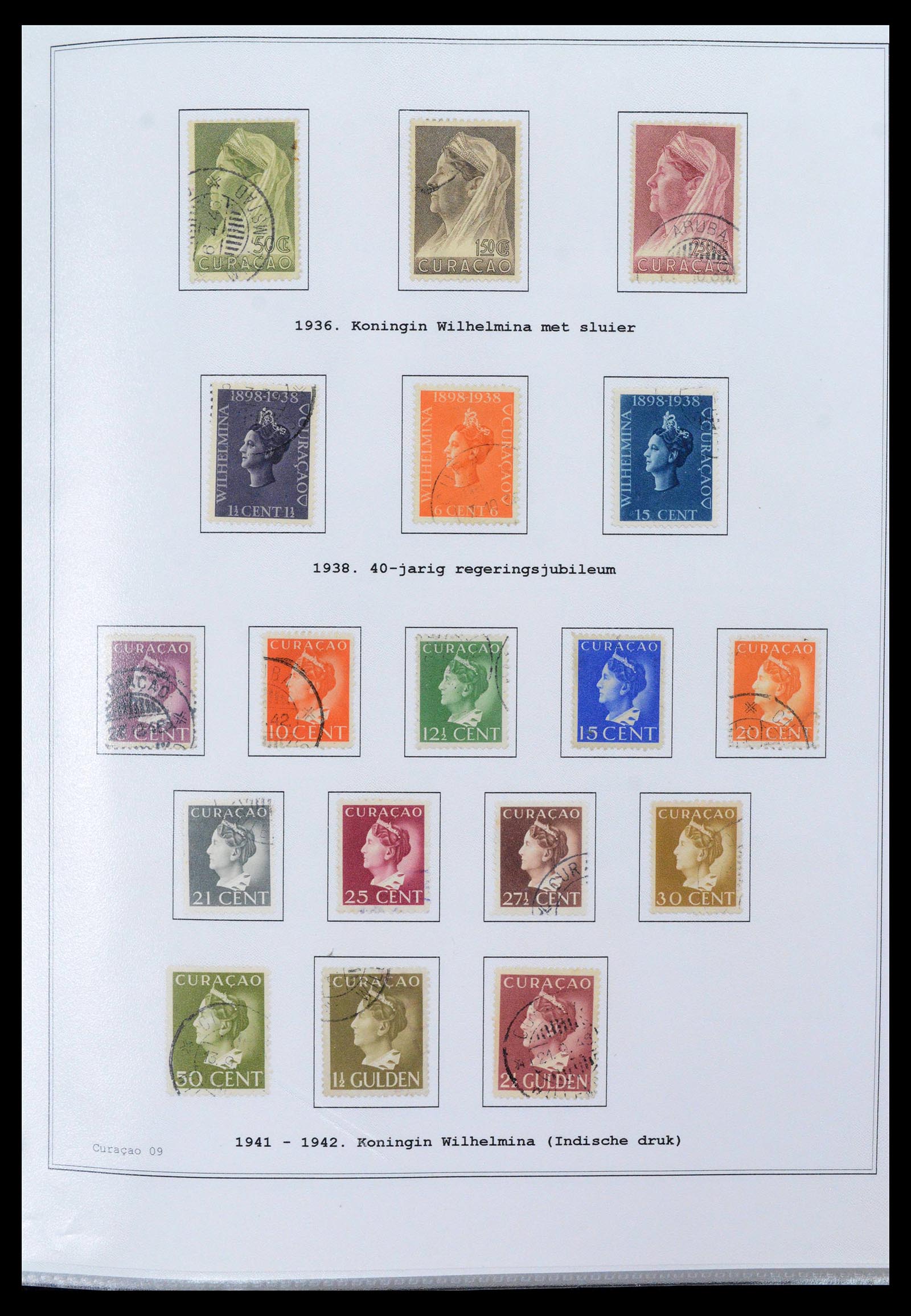 39024 0009 - Postzegelverzameling 39024 Curaçao/Antillen 1873-2006.