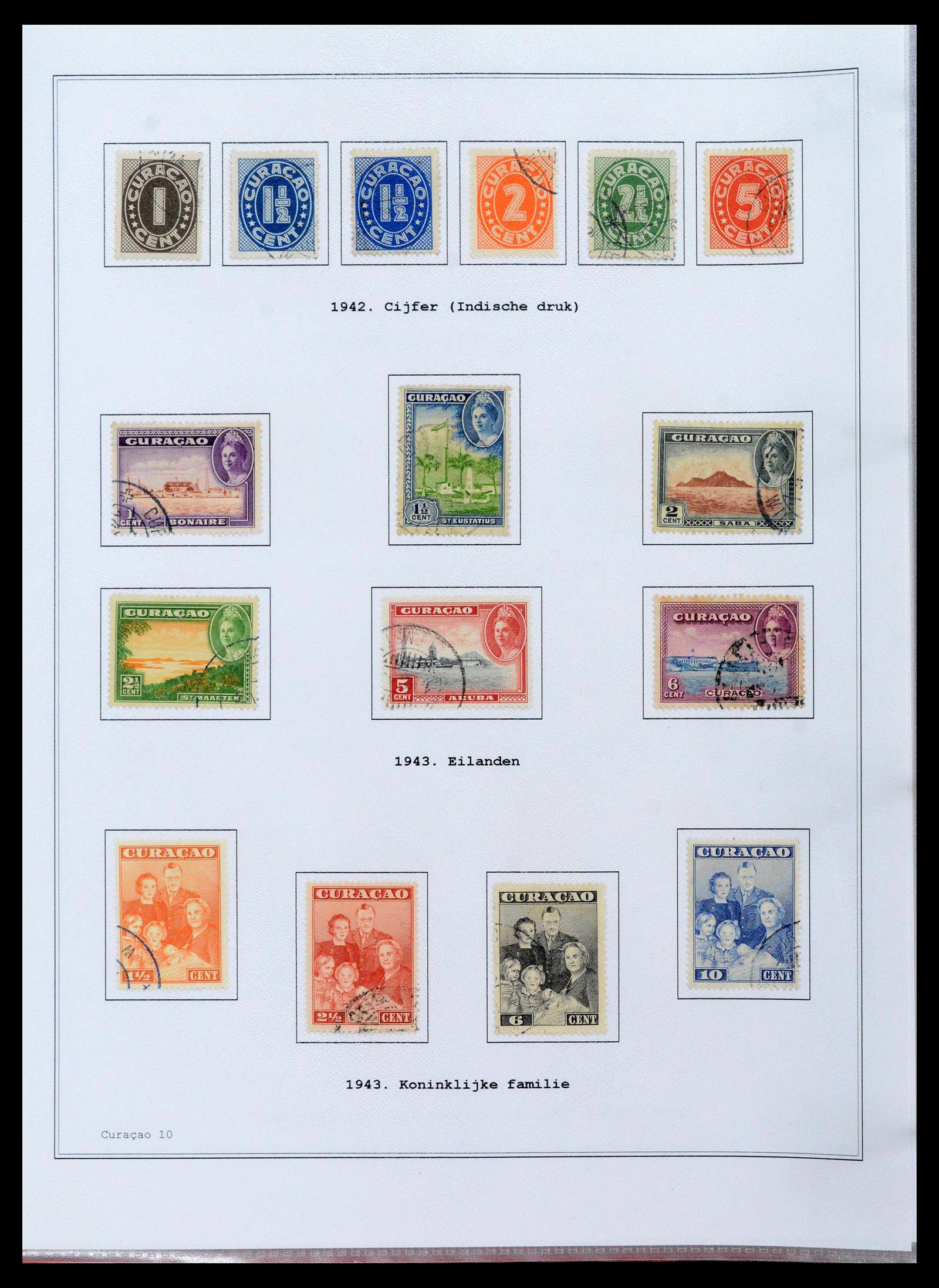 39024 0010 - Postzegelverzameling 39024 Curaçao/Antillen 1873-2006.