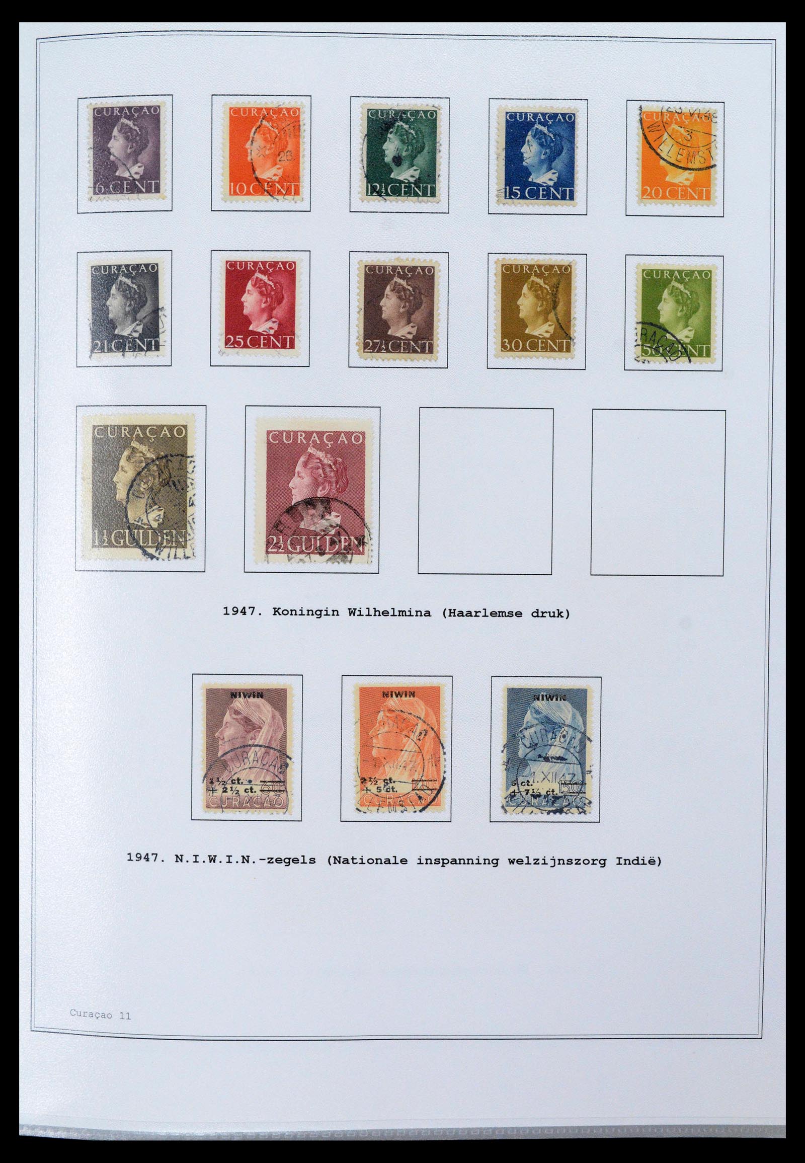 39024 0011 - Postzegelverzameling 39024 Curaçao/Antillen 1873-2006.