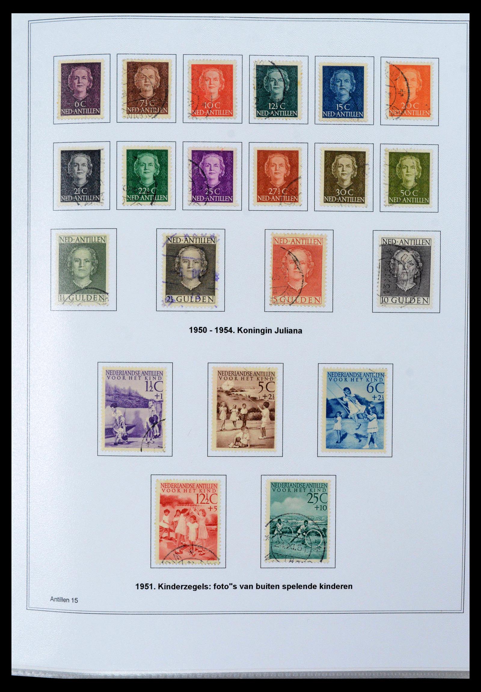 39024 0015 - Postzegelverzameling 39024 Curaçao/Antillen 1873-2006.