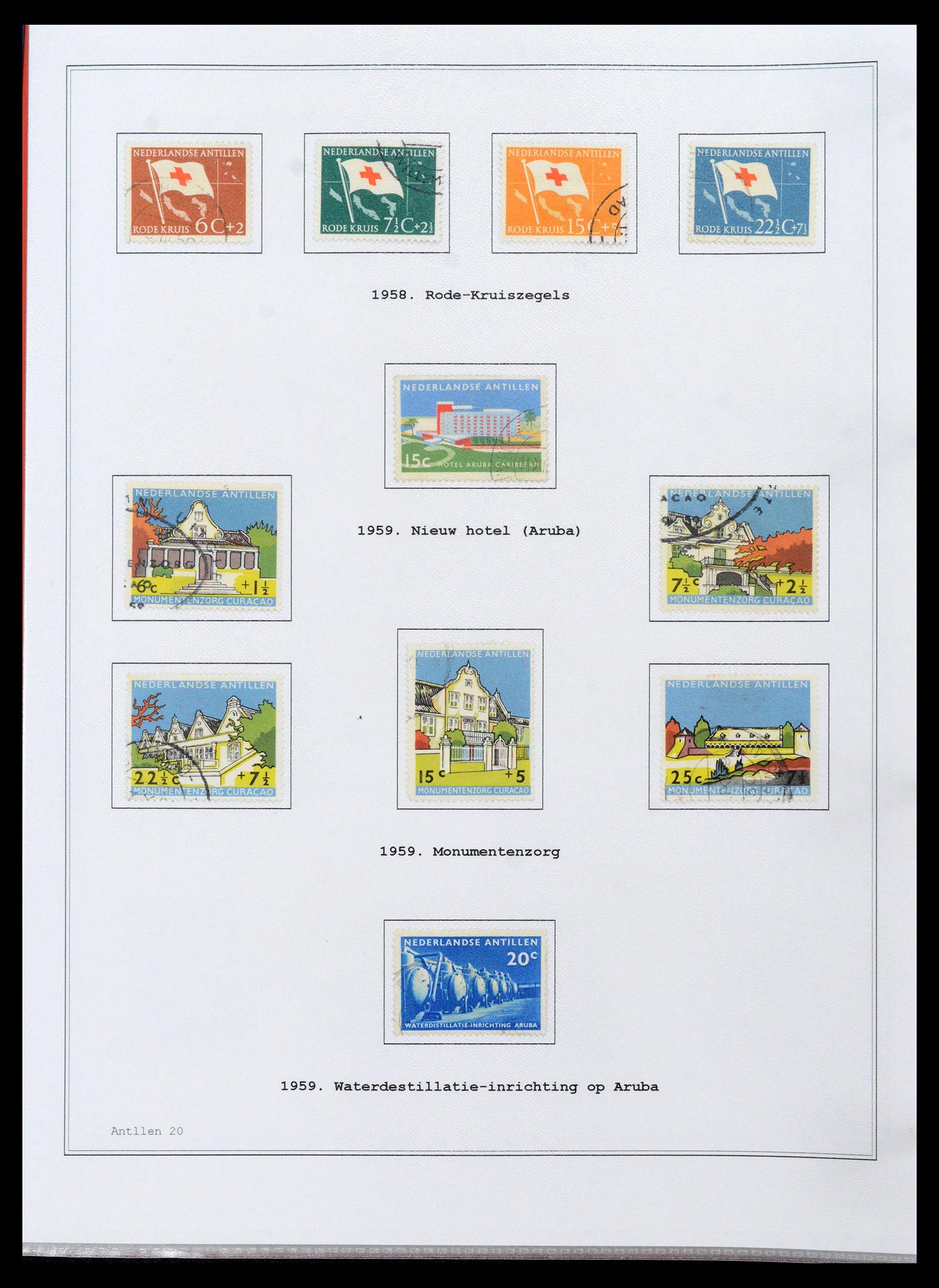 39024 0020 - Postzegelverzameling 39024 Curaçao/Antillen 1873-2006.