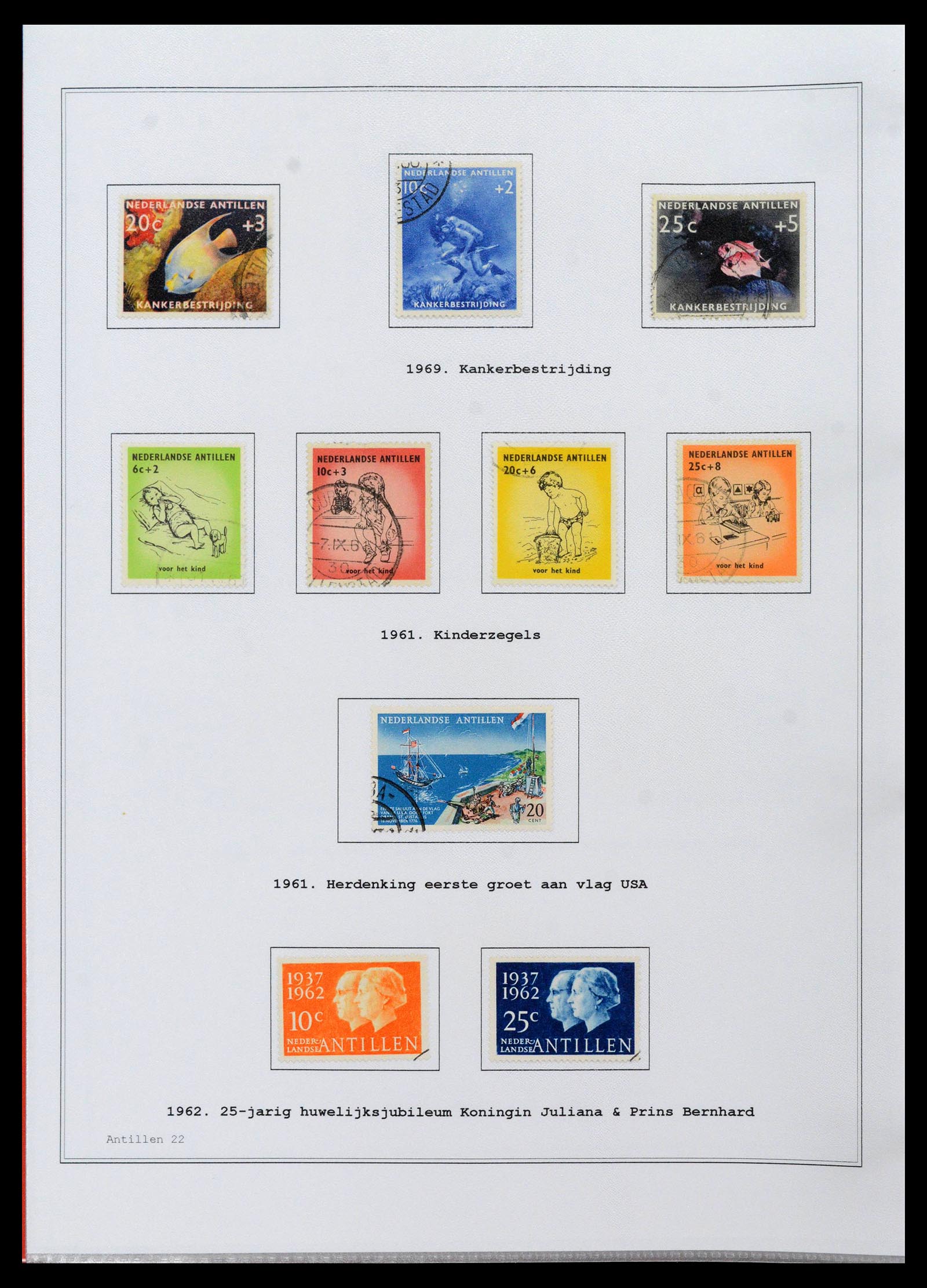 39024 0022 - Stamp collection 39024 Curaçao/Antilles 1873-2006.
