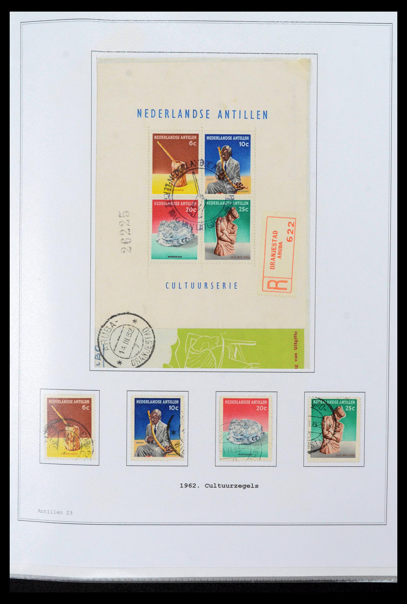 39024 0023 - Stamp collection 39024 Curaçao/Antilles 1873-2006.