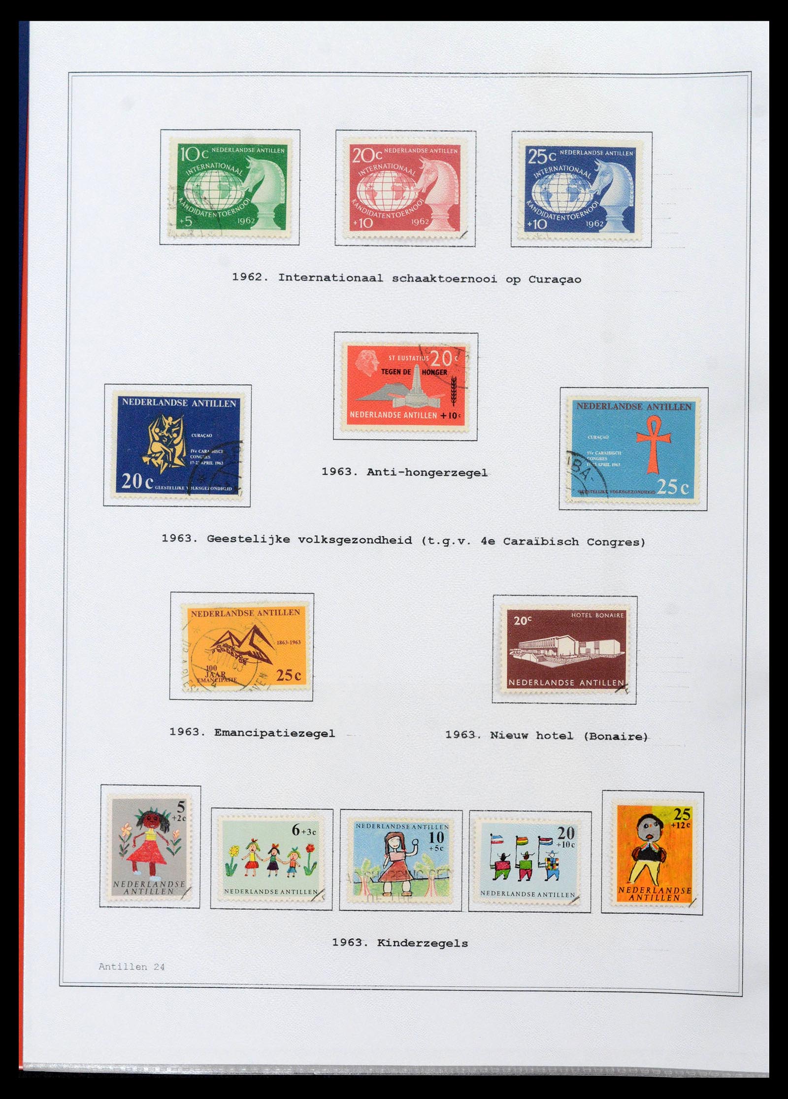 39024 0024 - Stamp collection 39024 Curaçao/Antilles 1873-2006.
