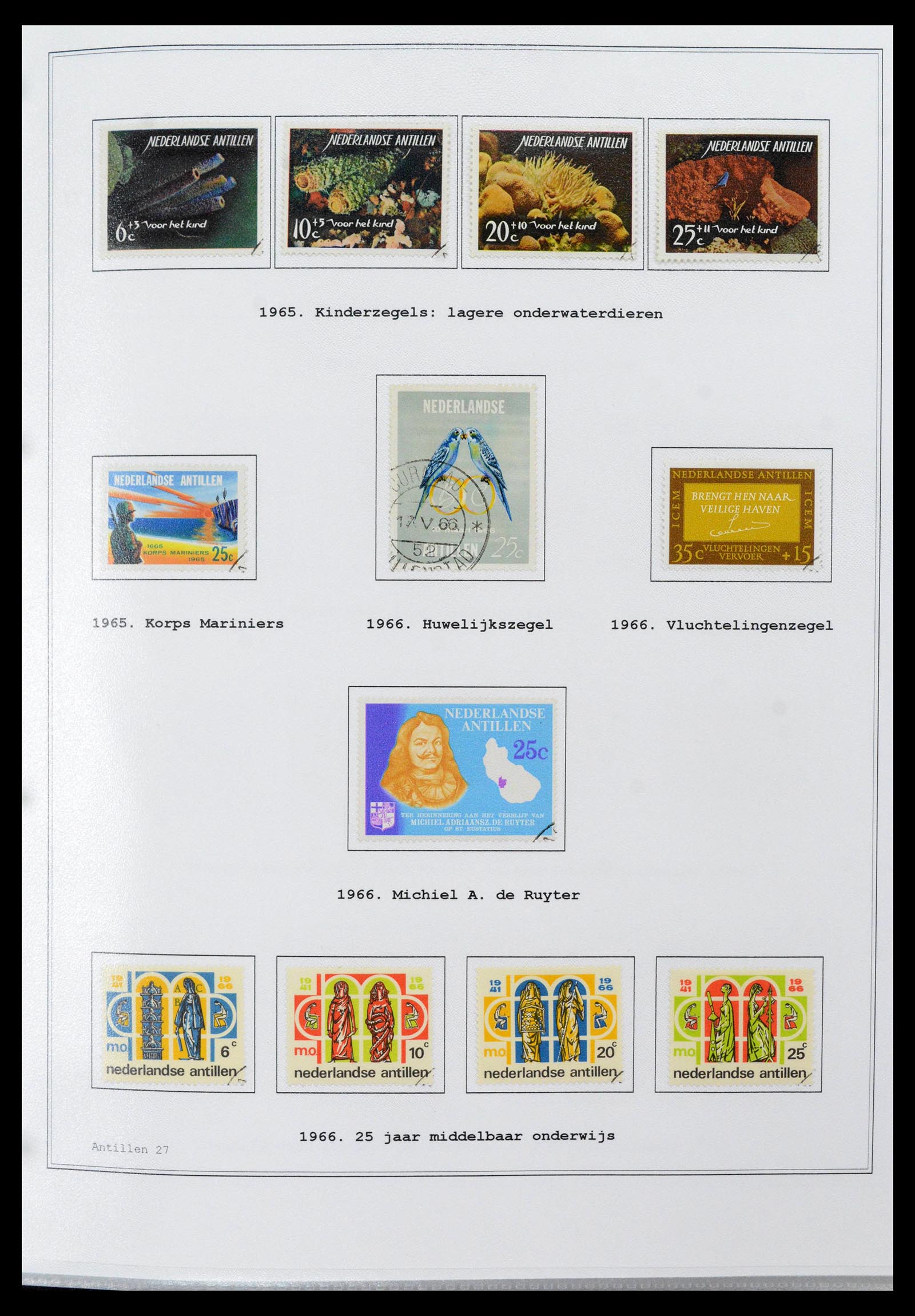 39024 0027 - Stamp collection 39024 Curaçao/Antilles 1873-2006.