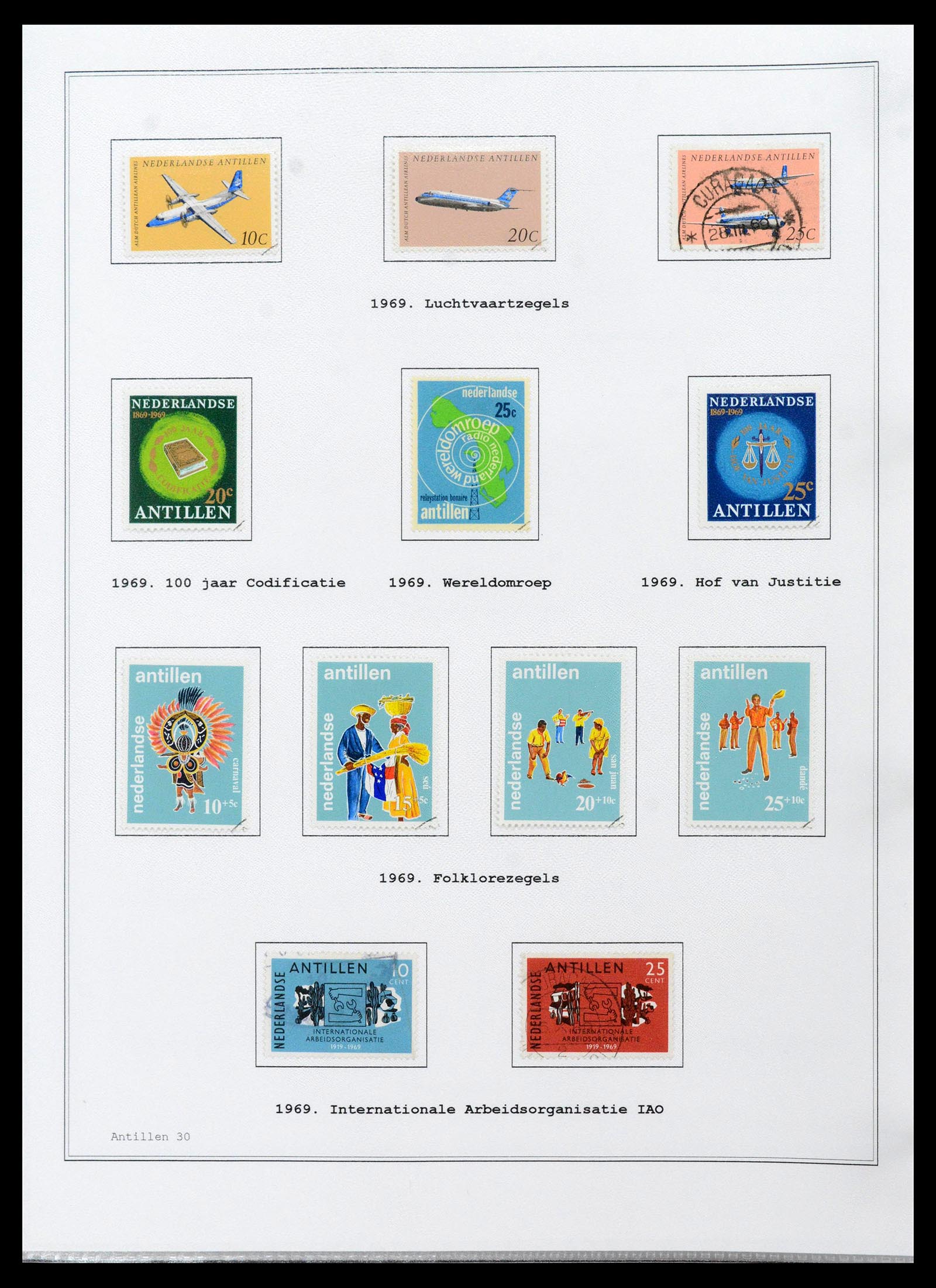 39024 0030 - Stamp collection 39024 Curaçao/Antilles 1873-2006.