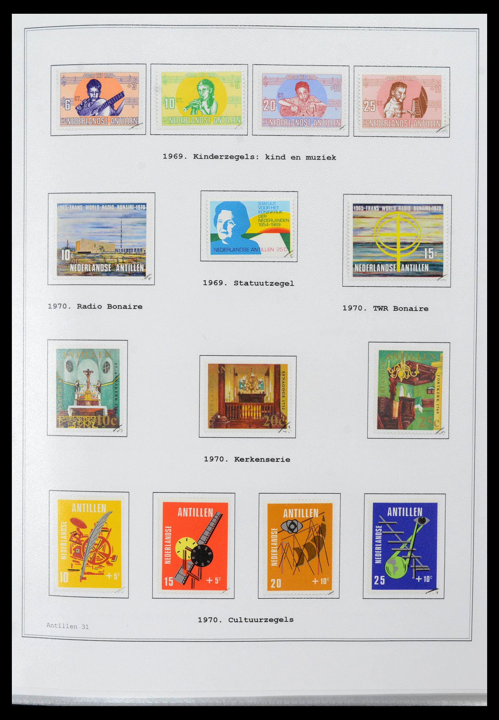 39024 0031 - Stamp collection 39024 Curaçao/Antilles 1873-2006.