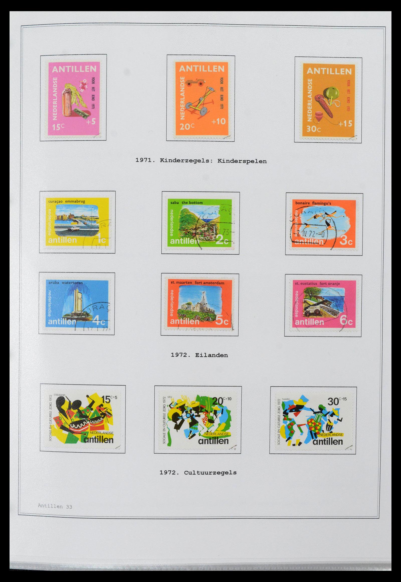39024 0033 - Stamp collection 39024 Curaçao/Antilles 1873-2006.