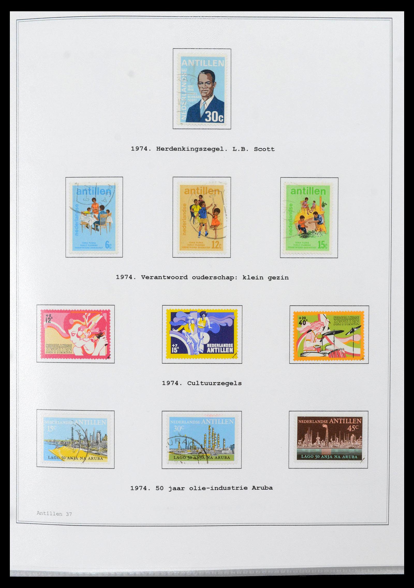 39024 0037 - Stamp collection 39024 Curaçao/Antilles 1873-2006.