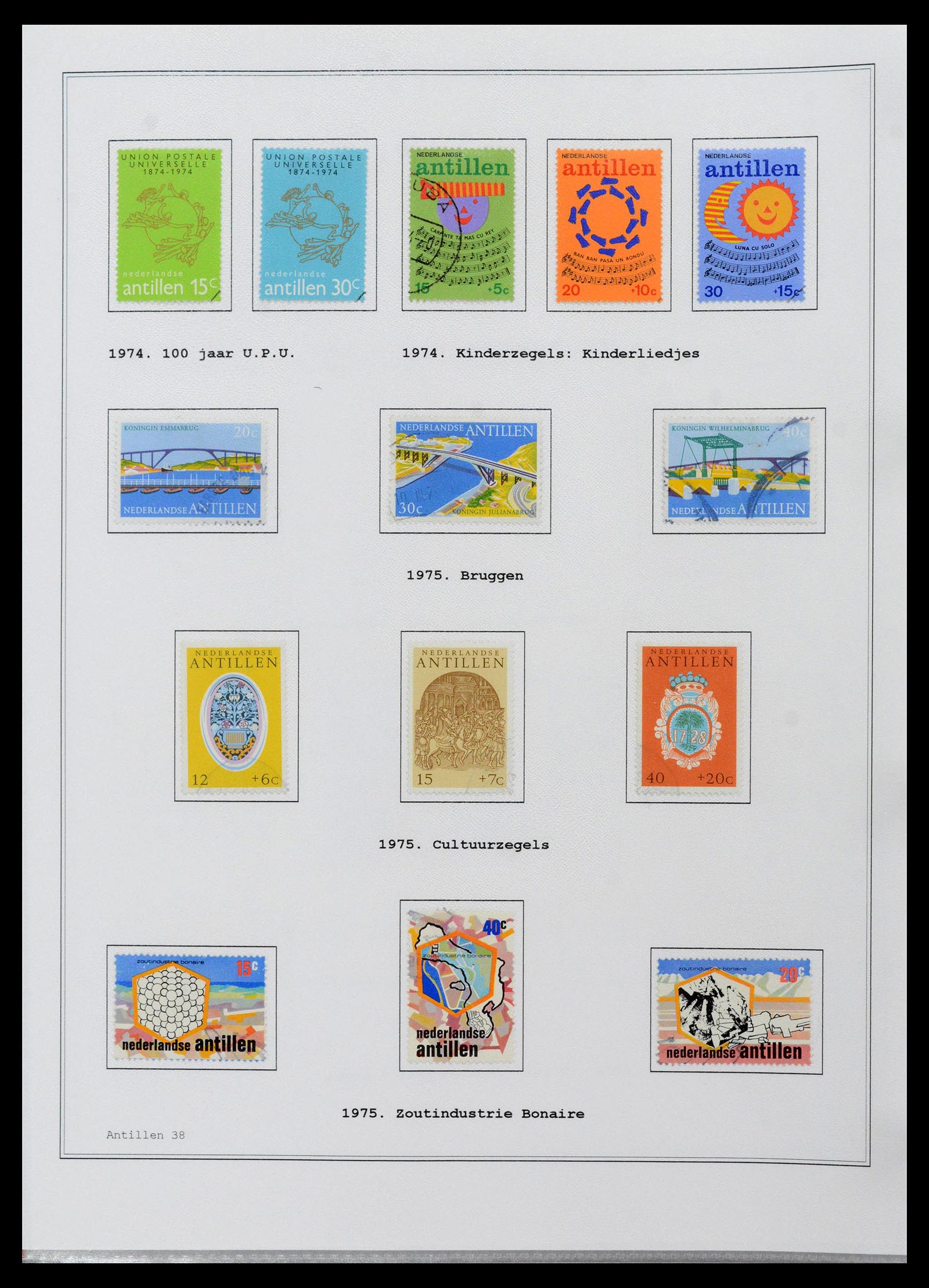 39024 0038 - Stamp collection 39024 Curaçao/Antilles 1873-2006.
