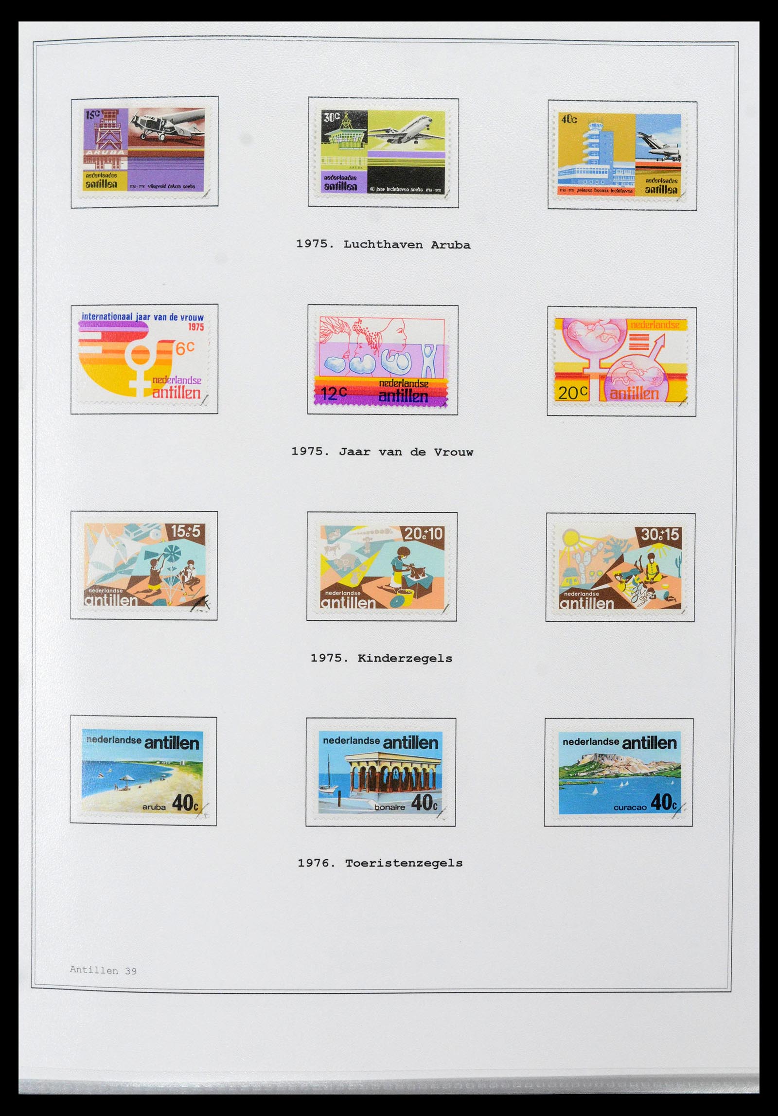 39024 0039 - Stamp collection 39024 Curaçao/Antilles 1873-2006.