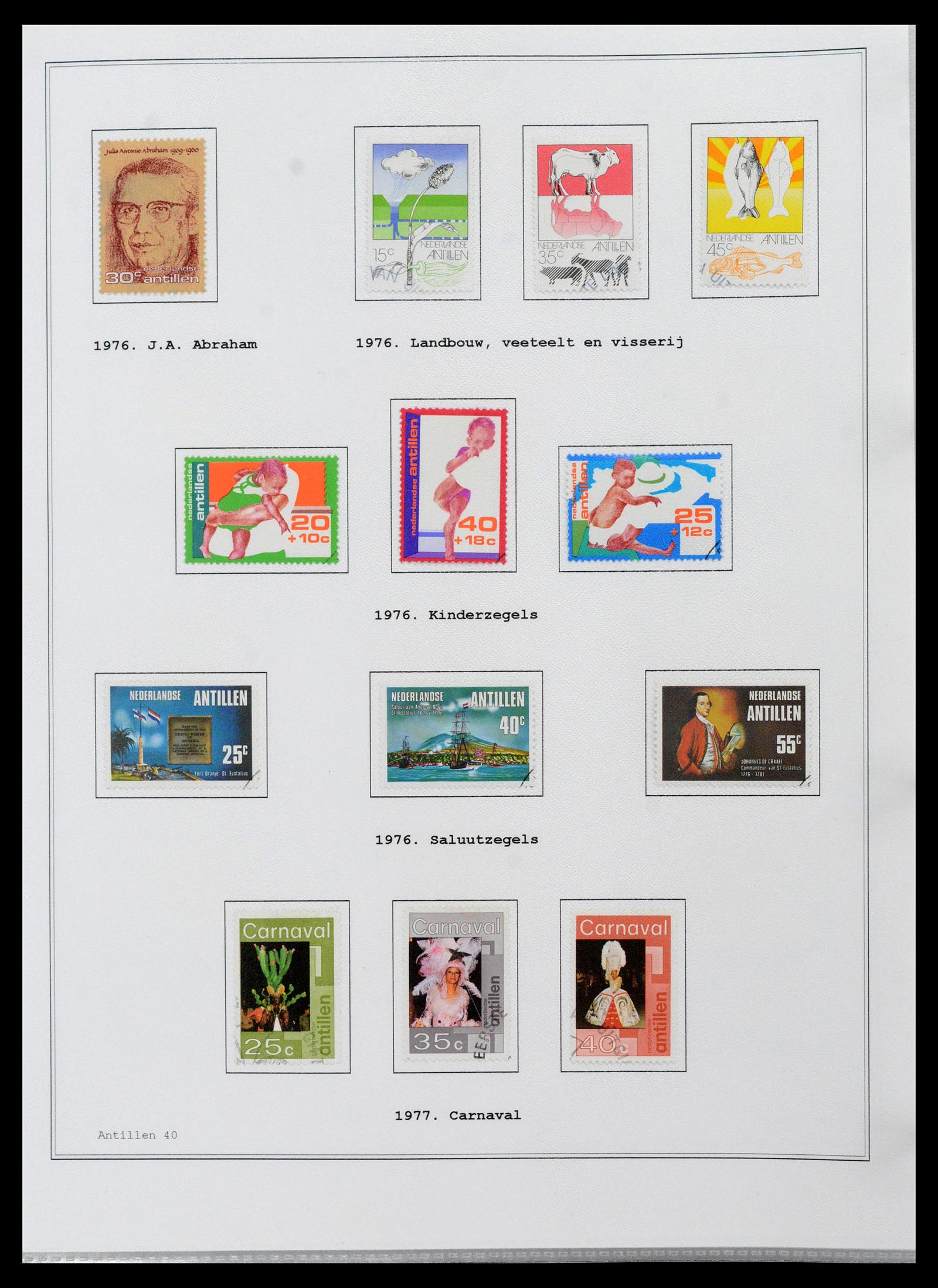 39024 0040 - Stamp collection 39024 Curaçao/Antilles 1873-2006.