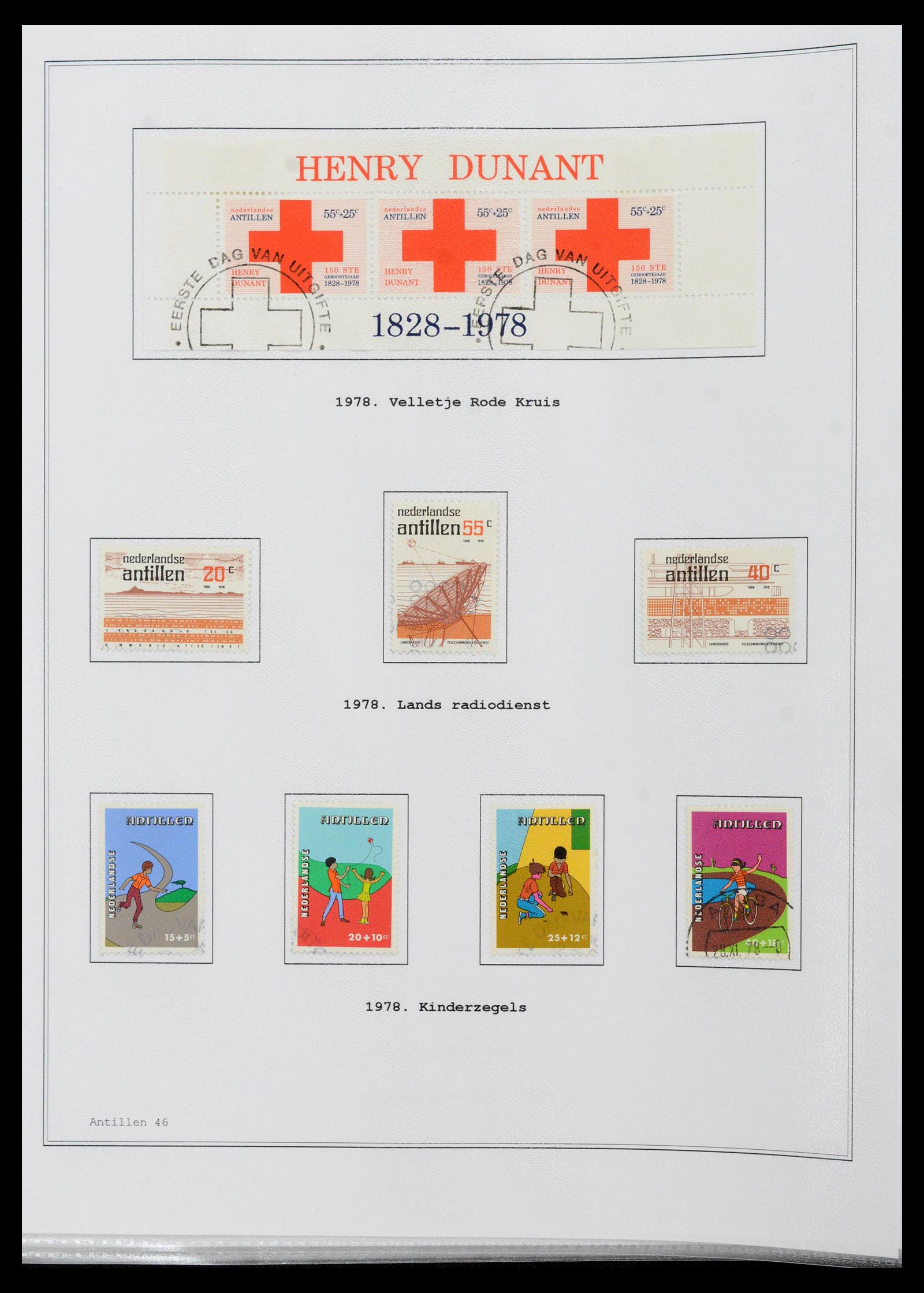 39024 0046 - Stamp collection 39024 Curaçao/Antilles 1873-2006.
