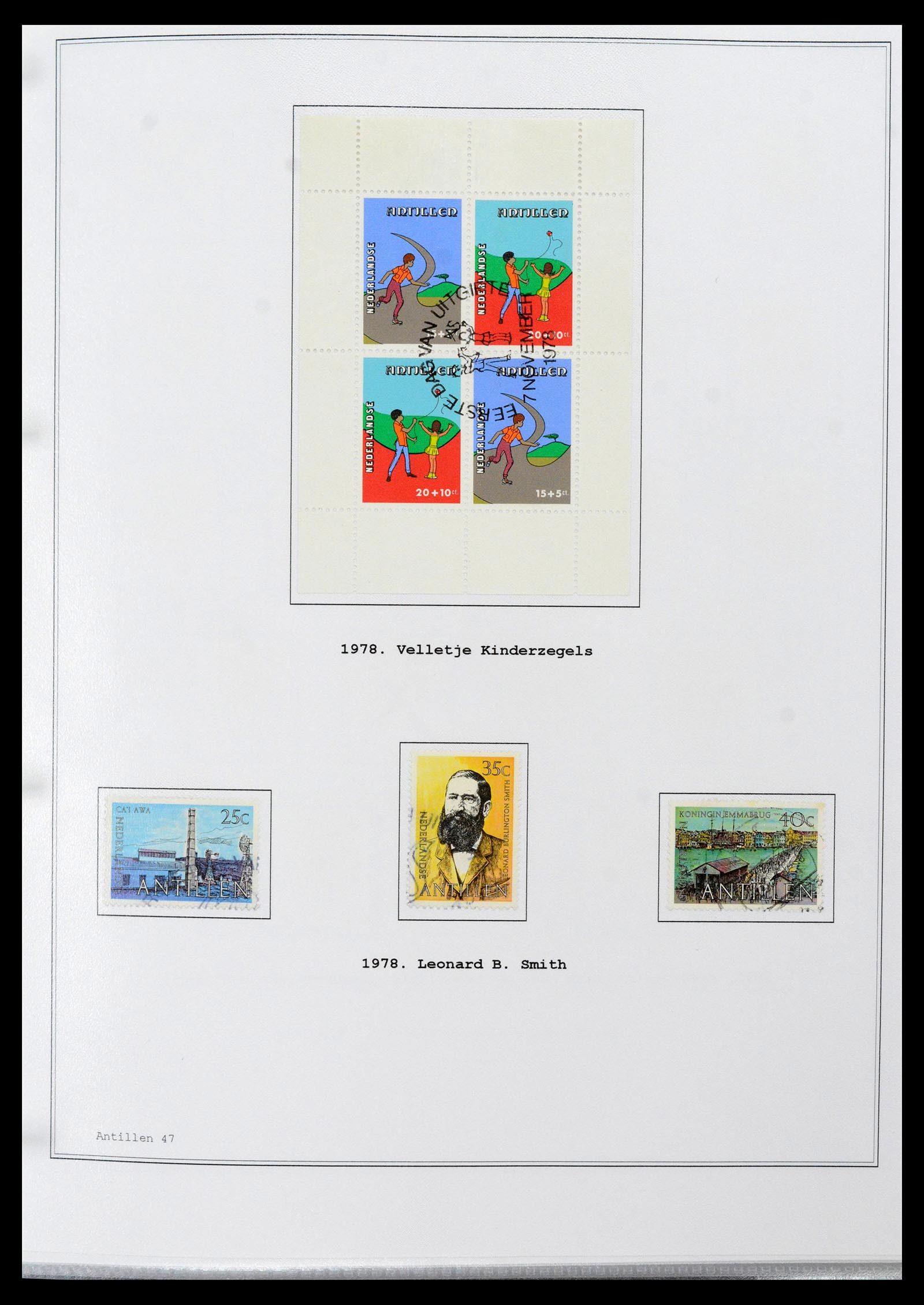 39024 0047 - Postzegelverzameling 39024 Curaçao/Antillen 1873-2006.