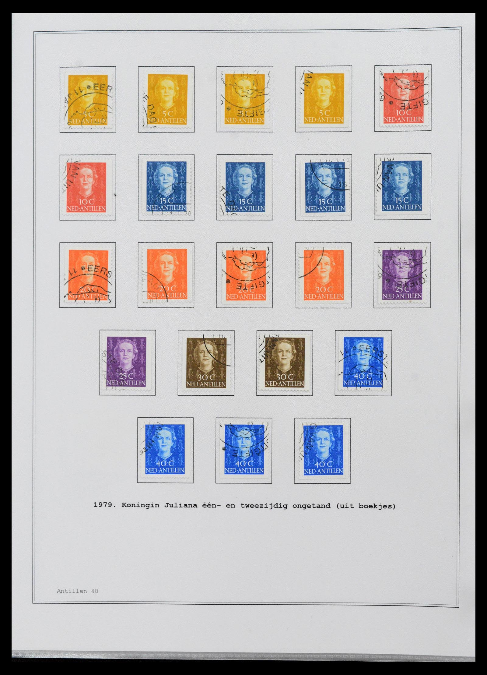 39024 0048 - Postzegelverzameling 39024 Curaçao/Antillen 1873-2006.