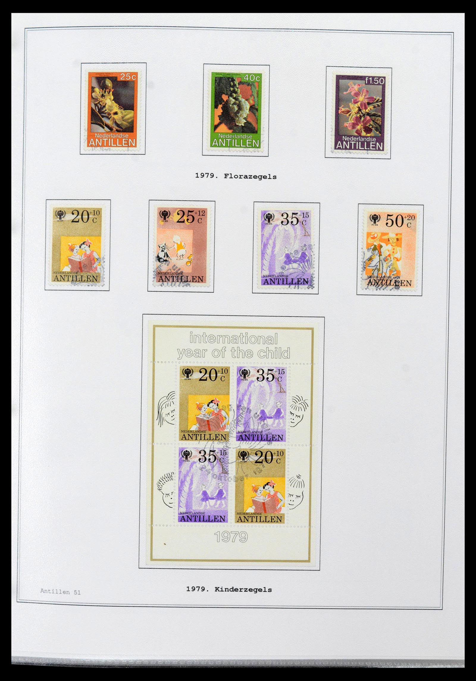 39024 0051 - Postzegelverzameling 39024 Curaçao/Antillen 1873-2006.