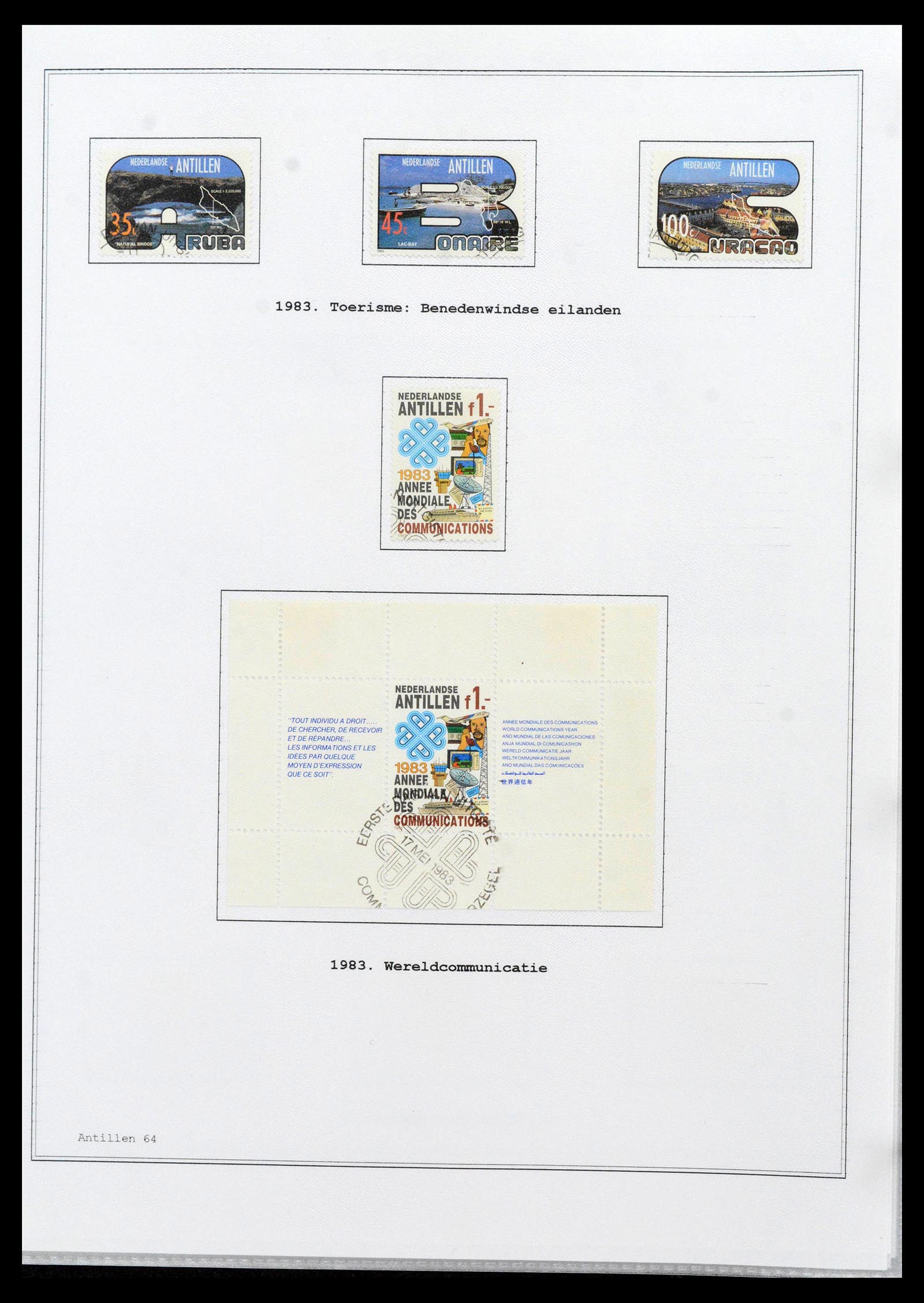 39024 0064 - Postzegelverzameling 39024 Curaçao/Antillen 1873-2006.