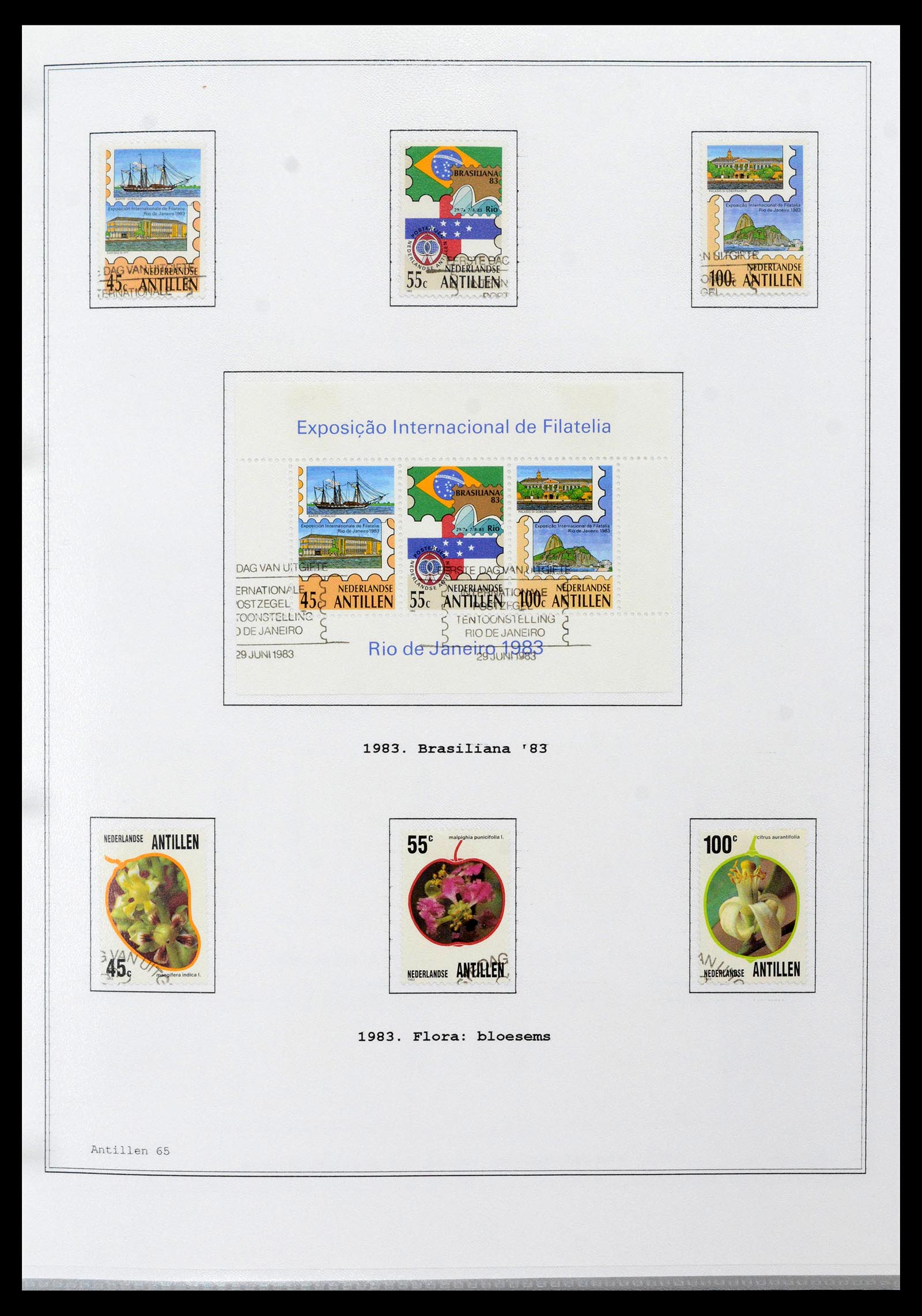 39024 0065 - Postzegelverzameling 39024 Curaçao/Antillen 1873-2006.
