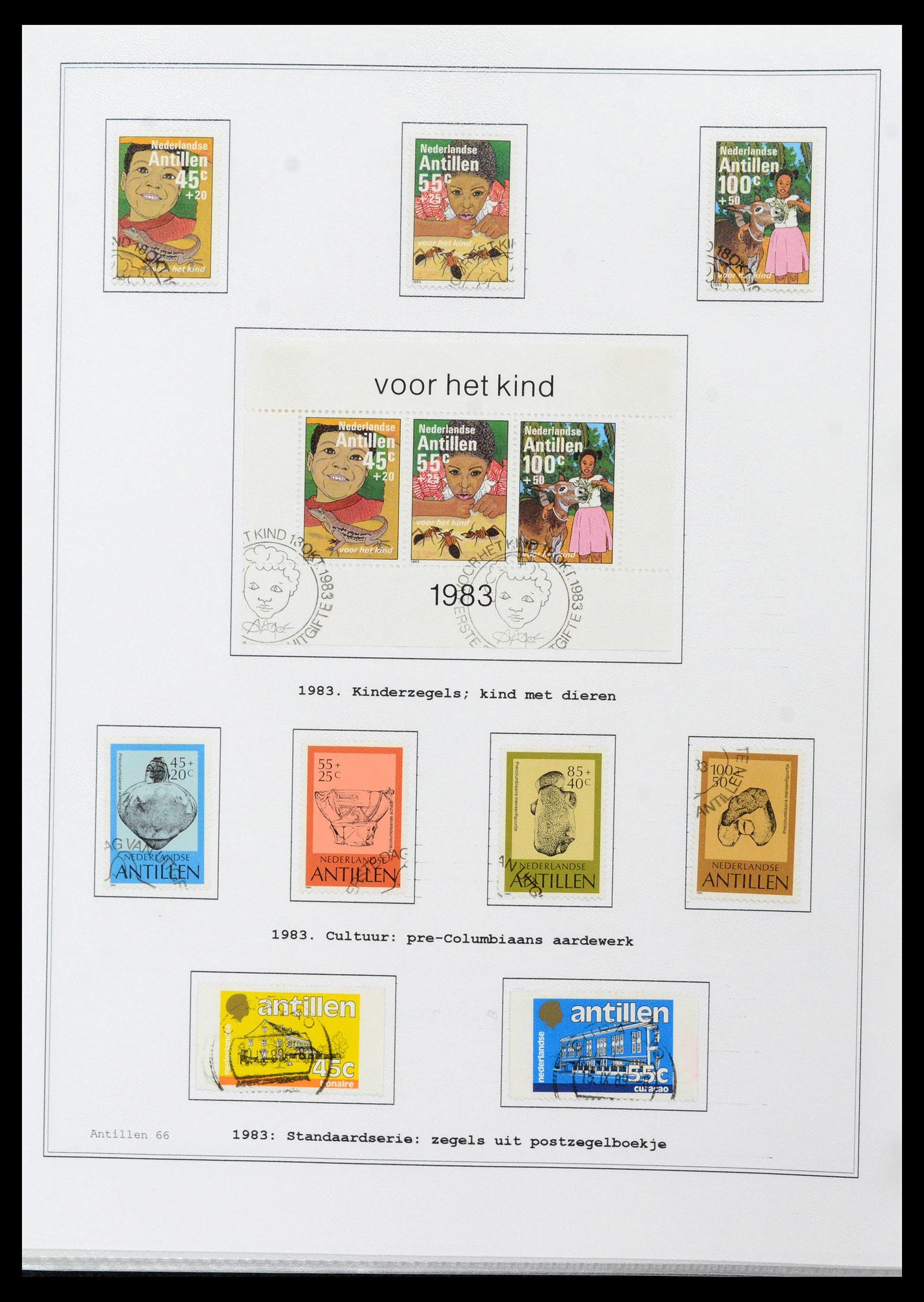 39024 0066 - Postzegelverzameling 39024 Curaçao/Antillen 1873-2006.