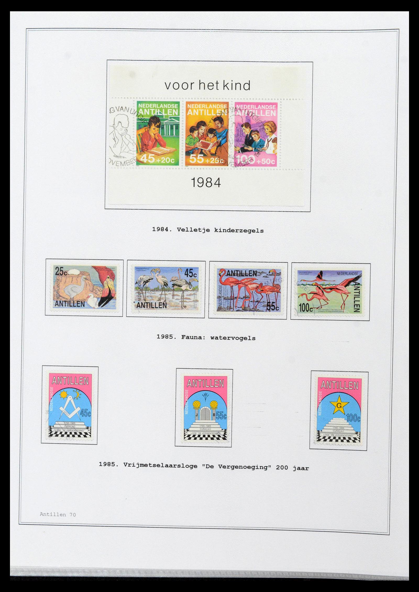 39024 0070 - Postzegelverzameling 39024 Curaçao/Antillen 1873-2006.