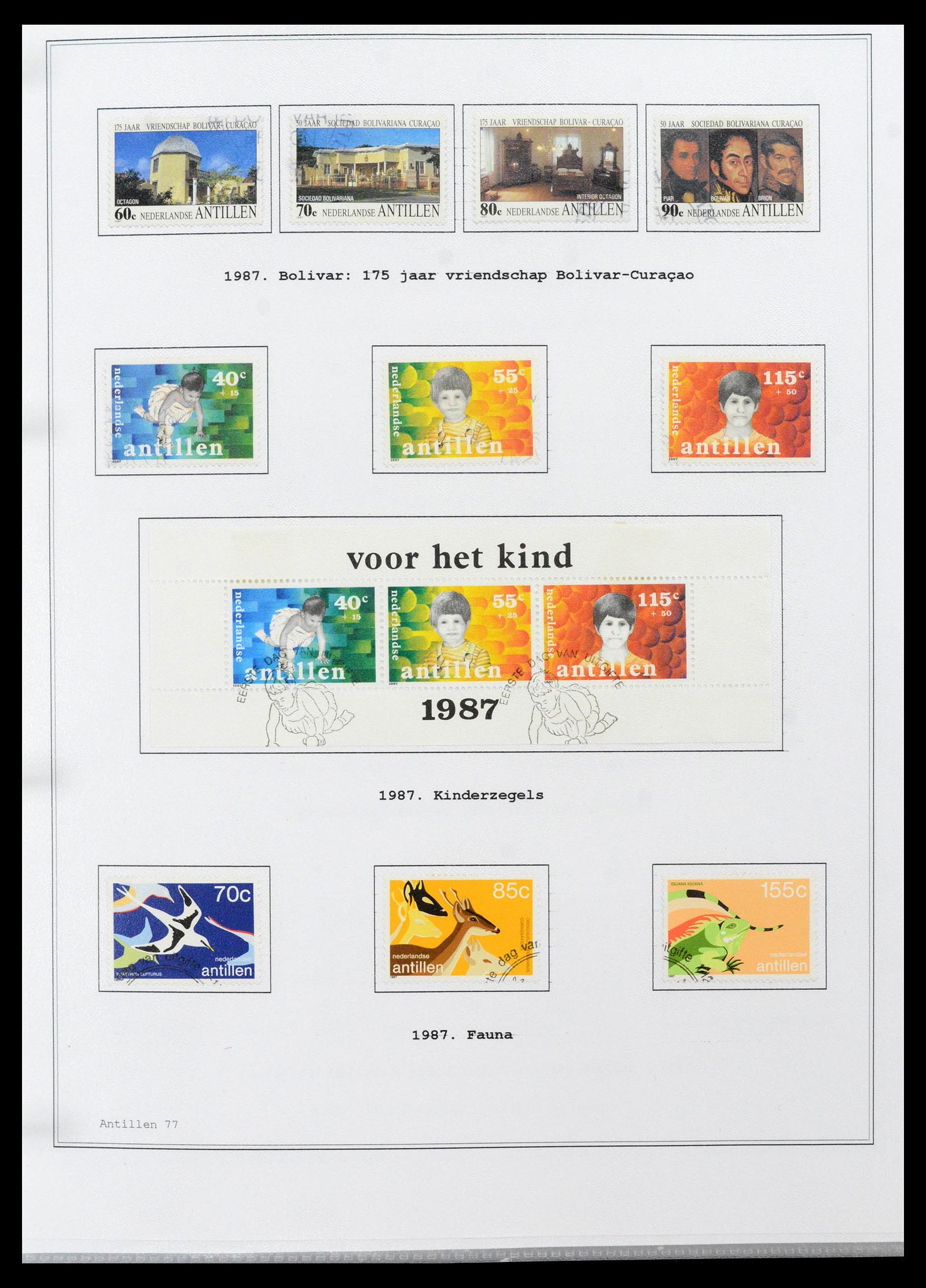 39024 0077 - Postzegelverzameling 39024 Curaçao/Antillen 1873-2006.