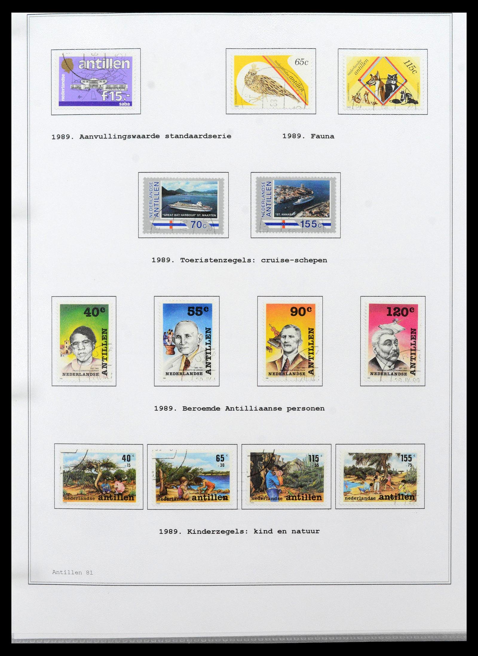 39024 0081 - Postzegelverzameling 39024 Curaçao/Antillen 1873-2006.