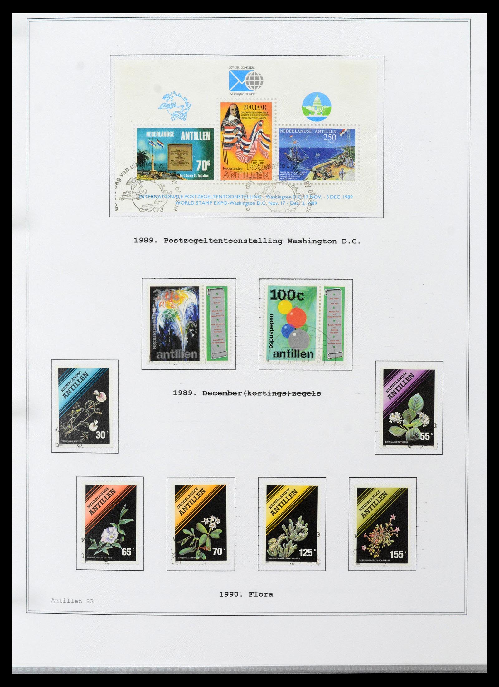 39024 0083 - Postzegelverzameling 39024 Curaçao/Antillen 1873-2006.
