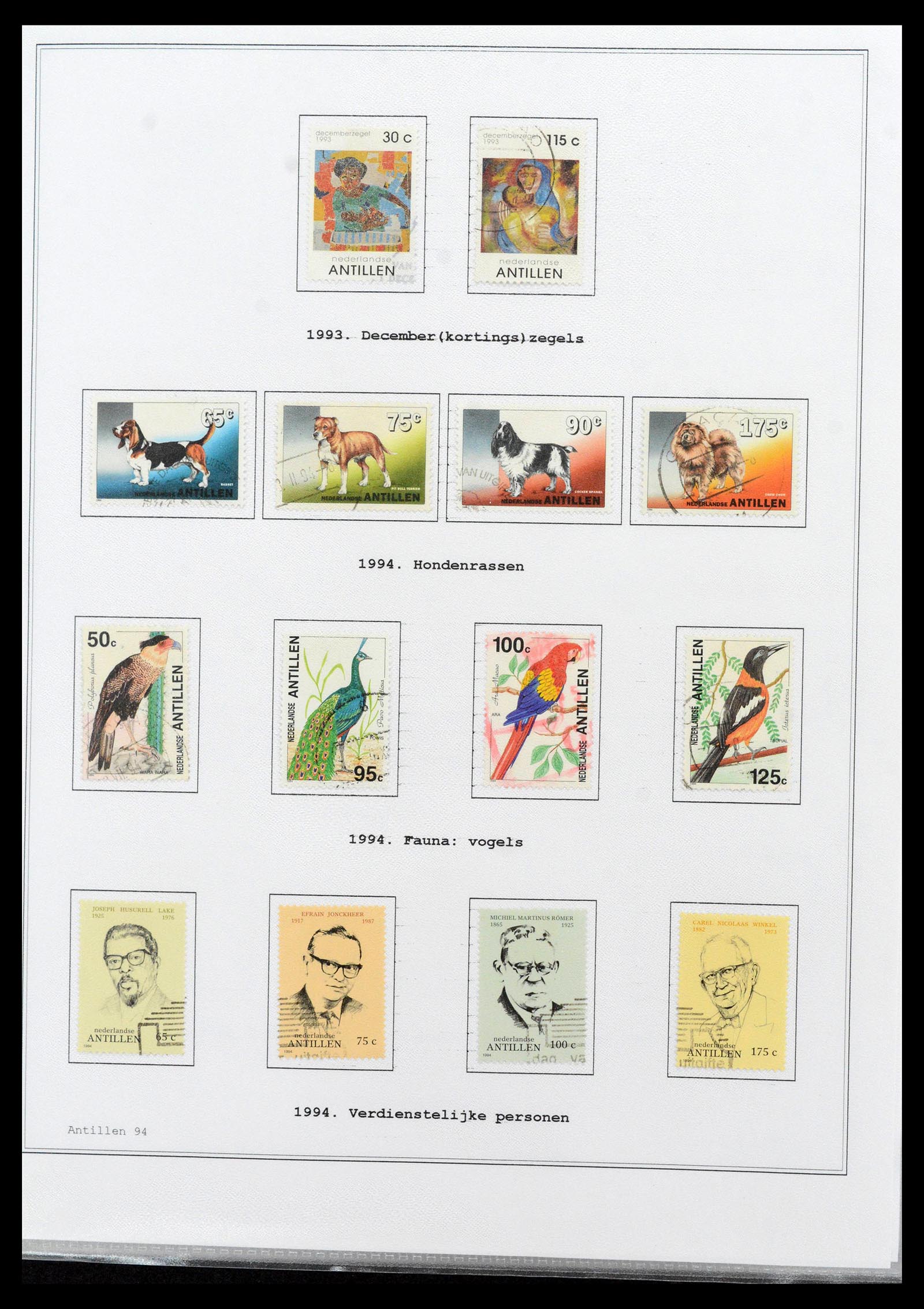39024 0094 - Postzegelverzameling 39024 Curaçao/Antillen 1873-2006.