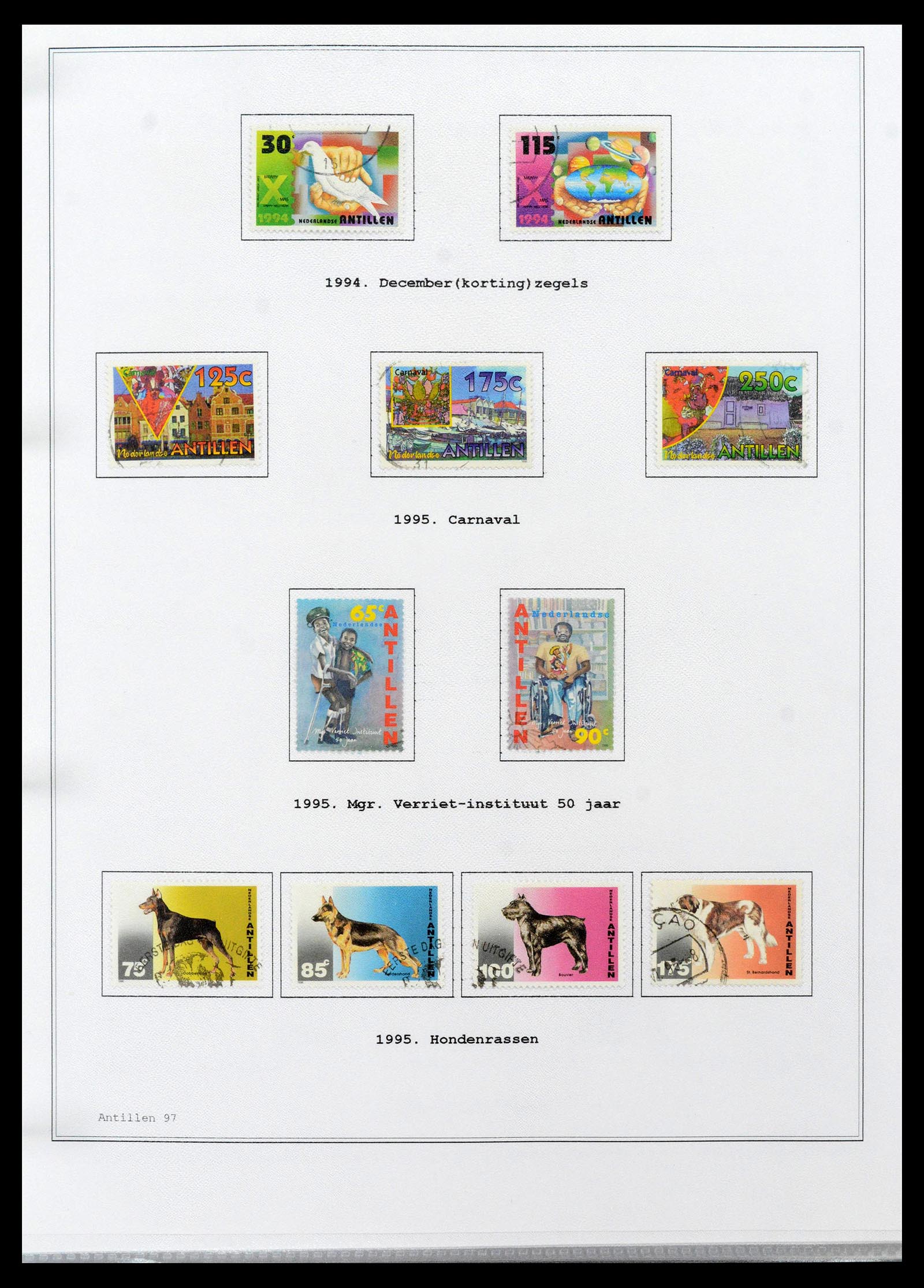 39024 0097 - Postzegelverzameling 39024 Curaçao/Antillen 1873-2006.