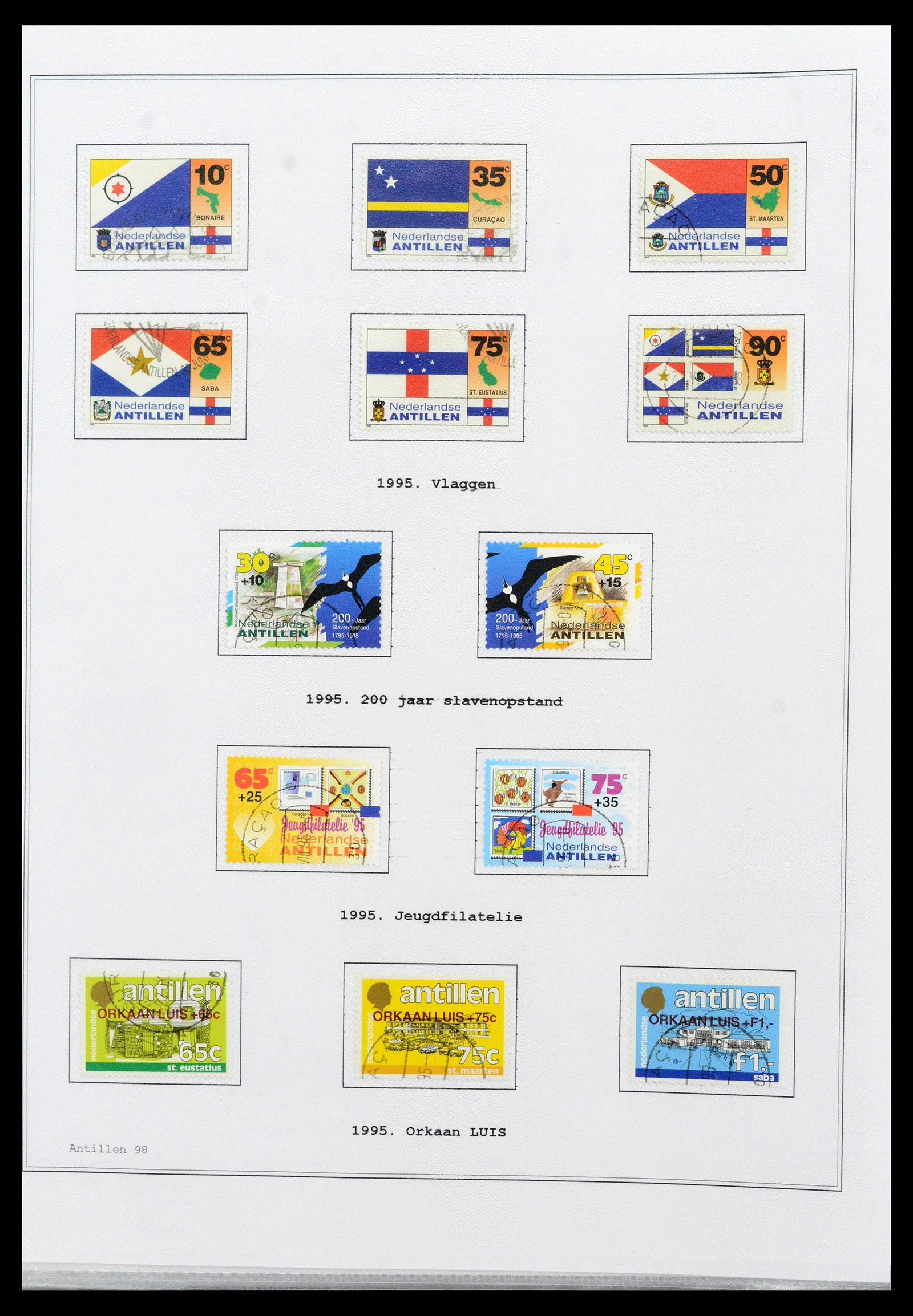 39024 0098 - Postzegelverzameling 39024 Curaçao/Antillen 1873-2006.