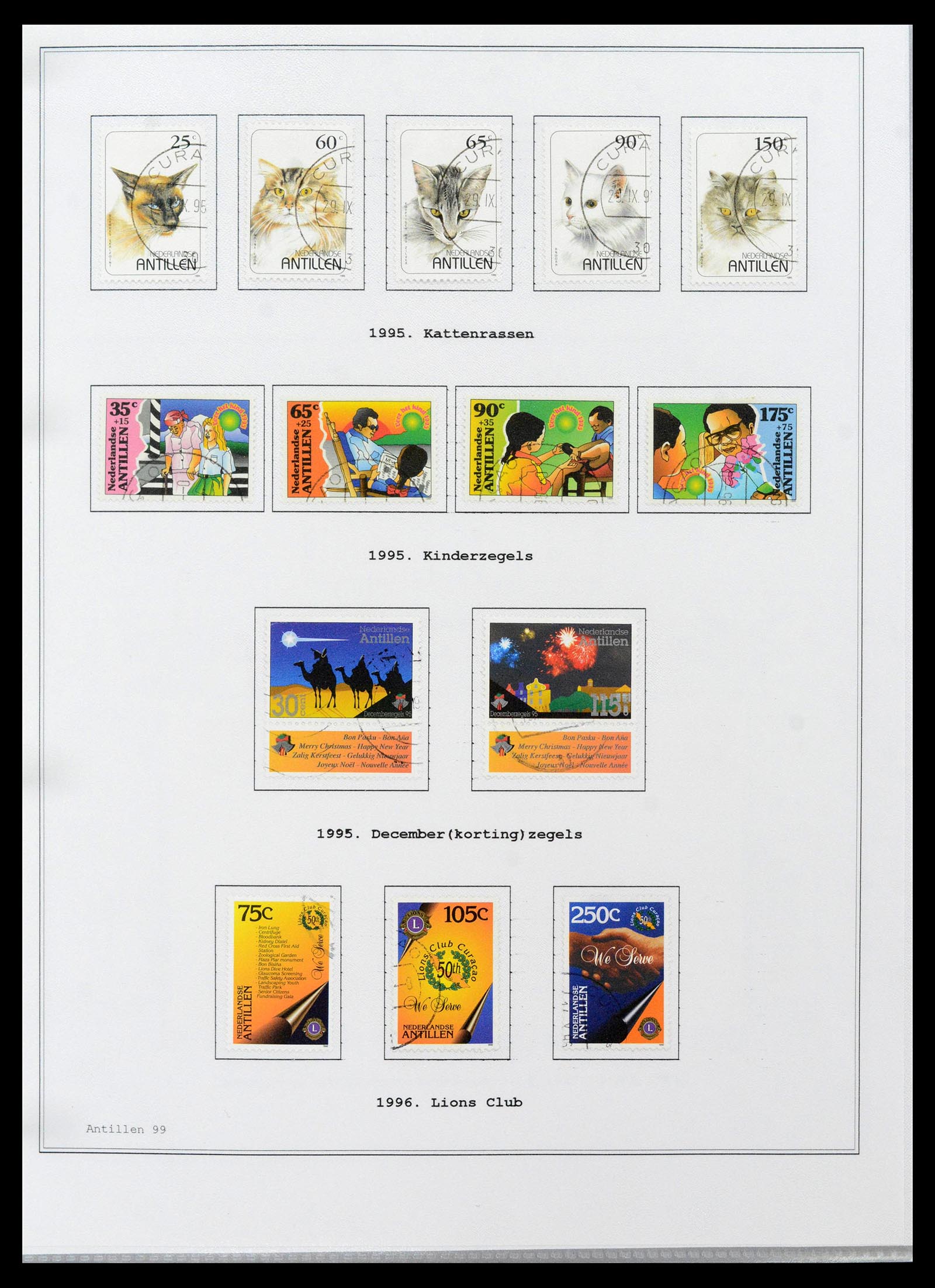 39024 0099 - Postzegelverzameling 39024 Curaçao/Antillen 1873-2006.