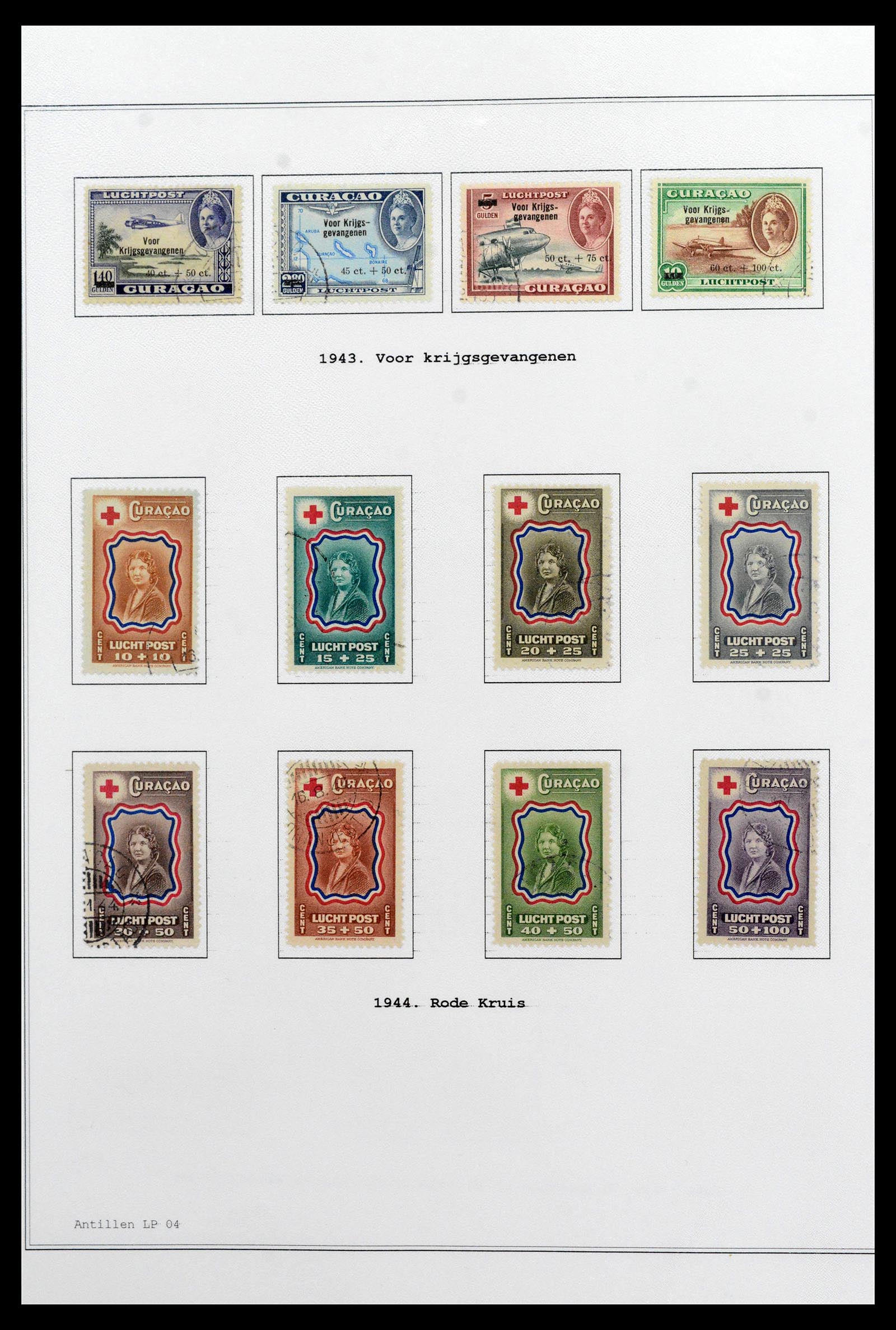 39024 0201 - Stamp collection 39024 Curaçao/Antilles 1873-2006.