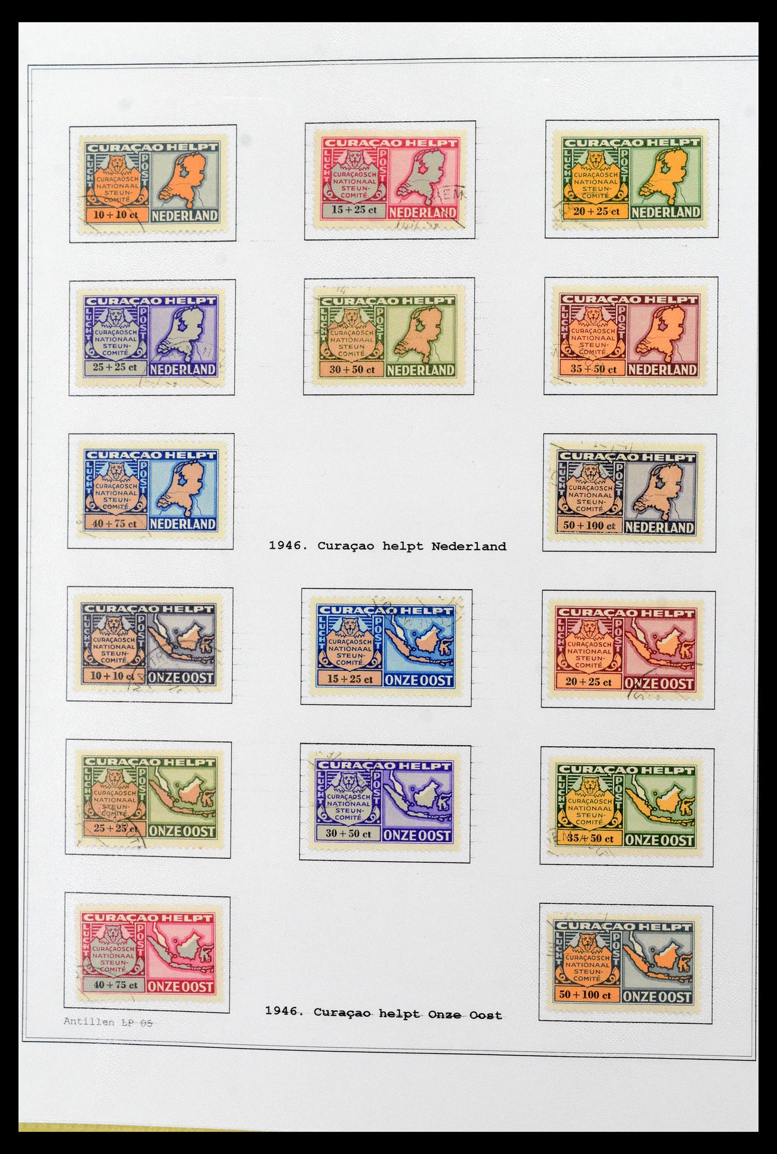 39024 0202 - Stamp collection 39024 Curaçao/Antilles 1873-2006.