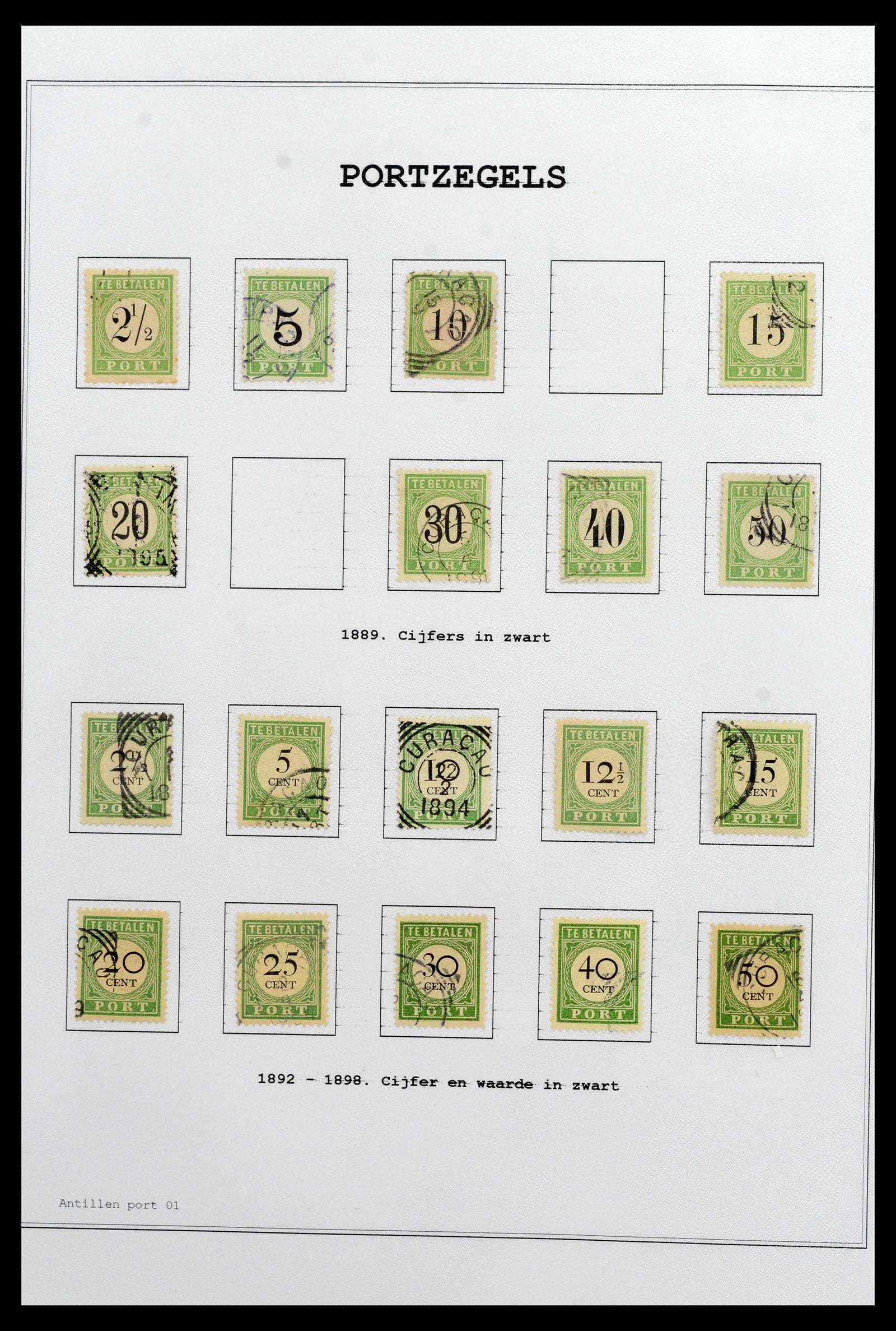 39024 0206 - Stamp collection 39024 Curaçao/Antilles 1873-2006.