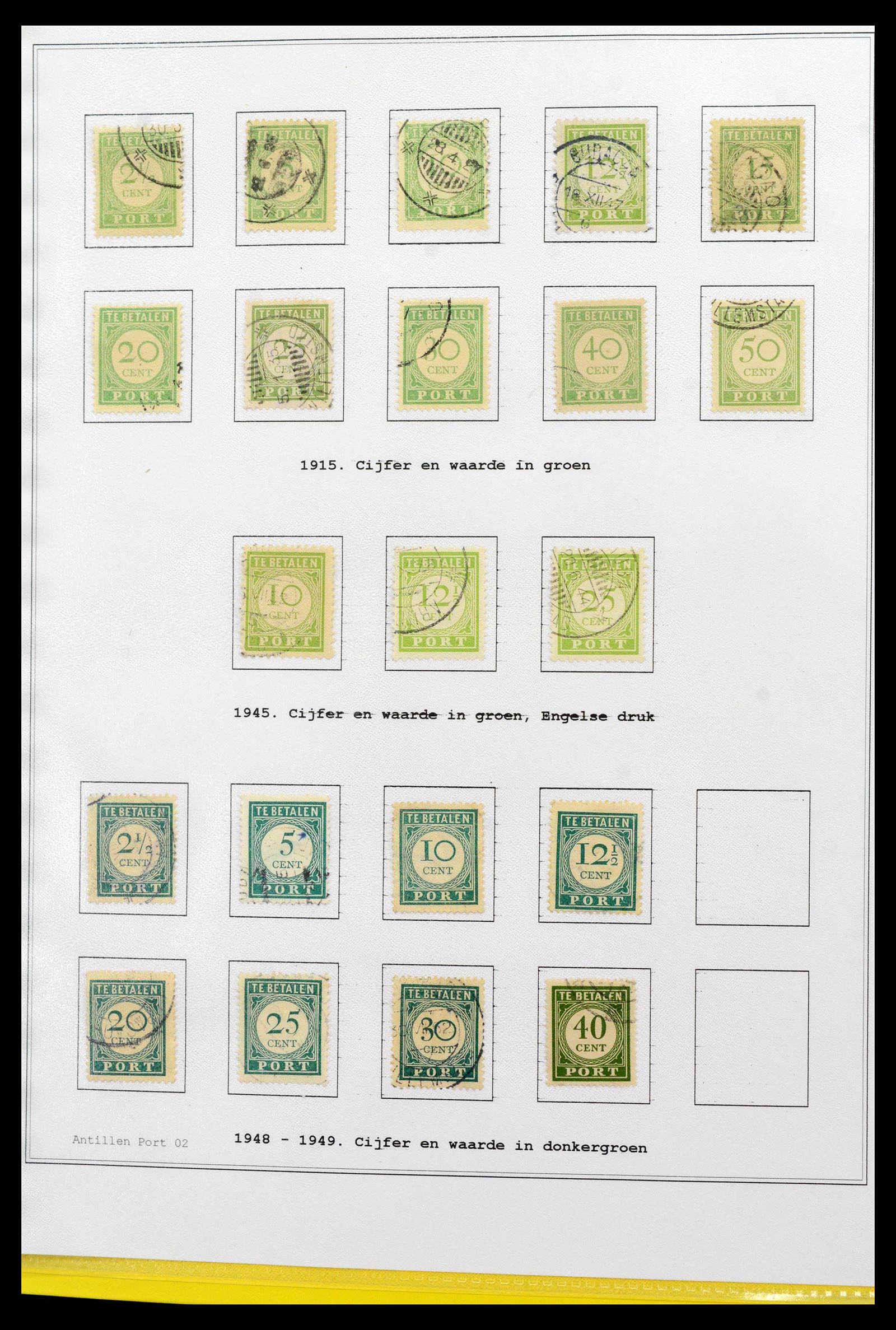39024 0207 - Stamp collection 39024 Curaçao/Antilles 1873-2006.