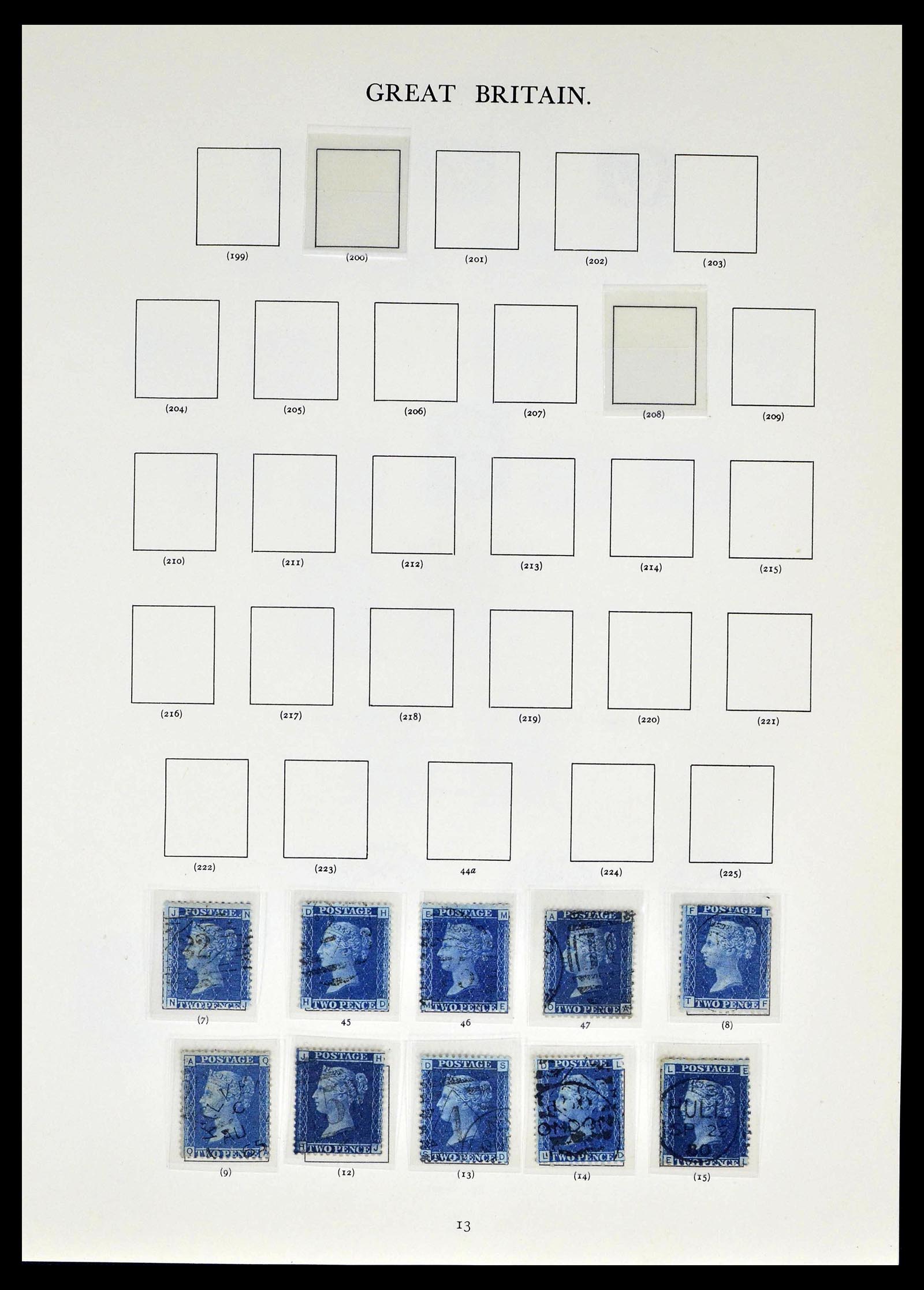 39025 0003 - Postzegelverzameling 39025 Engeland gespecialiseerd 1840-1990.