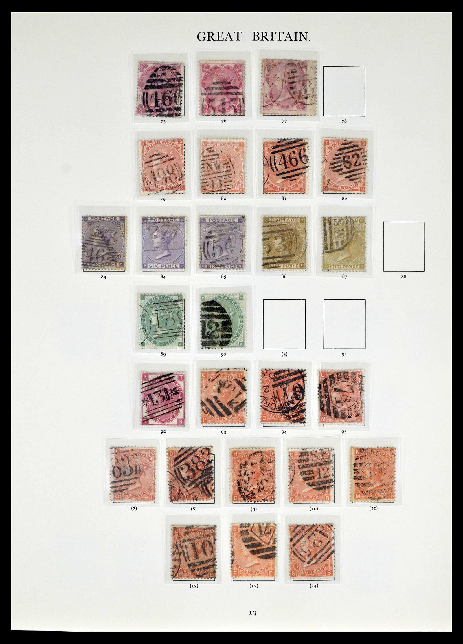 39025 0006 - Postzegelverzameling 39025 Engeland gespecialiseerd 1840-1990.