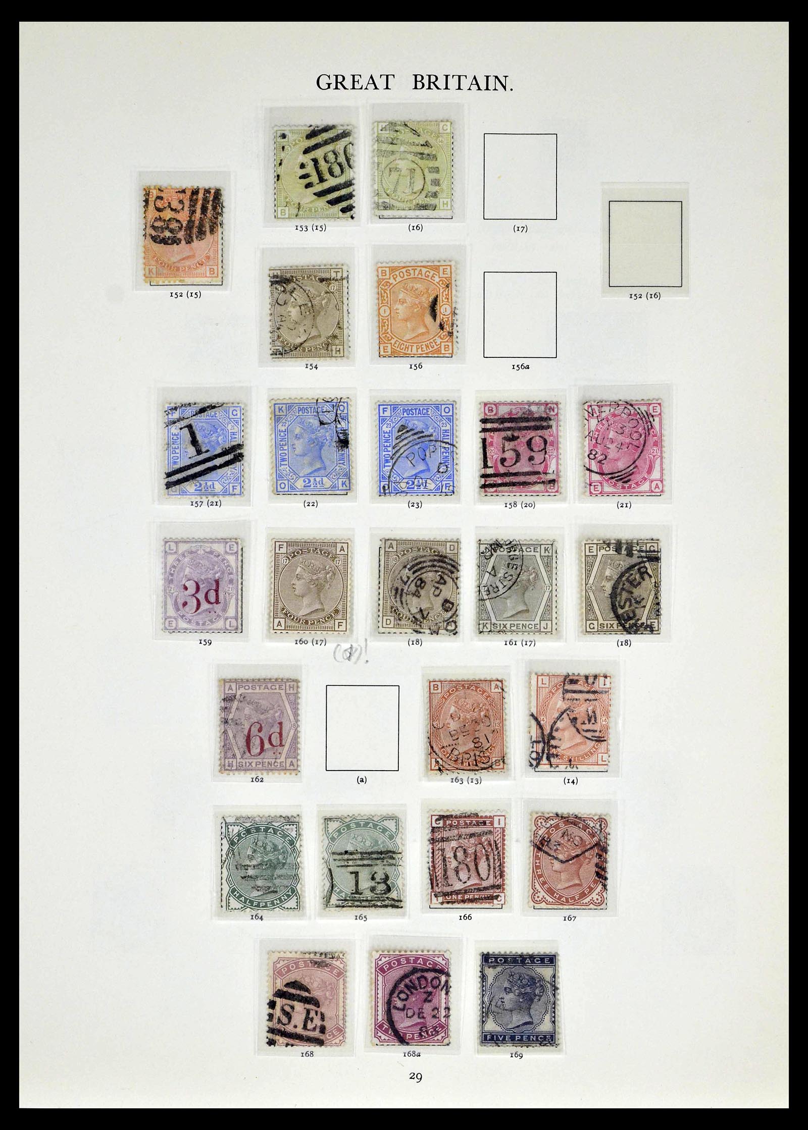 39025 0011 - Postzegelverzameling 39025 Engeland gespecialiseerd 1840-1990.