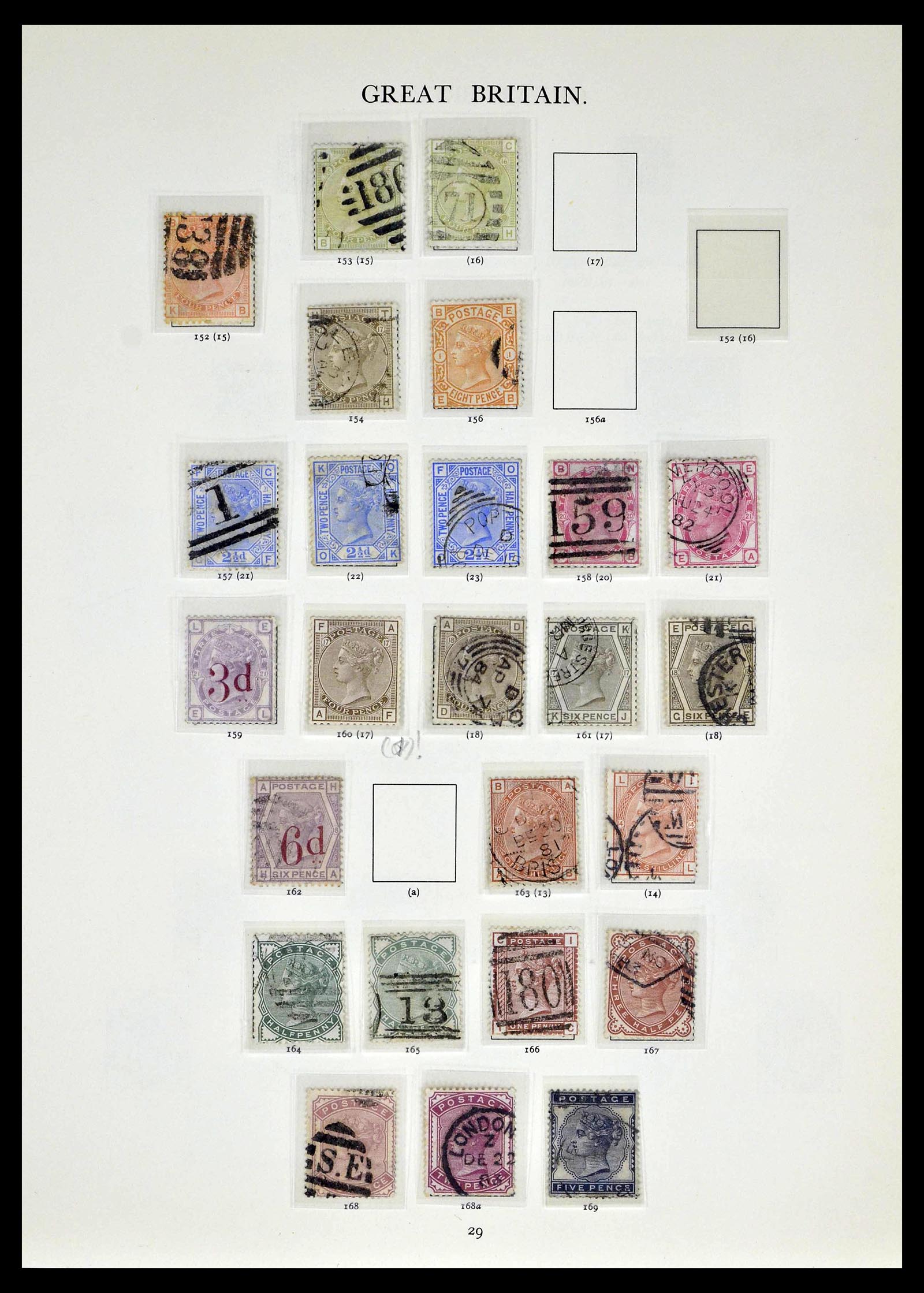 39025 0011 - Stamp collection 39025 Great Britain specialised 1840-1990.