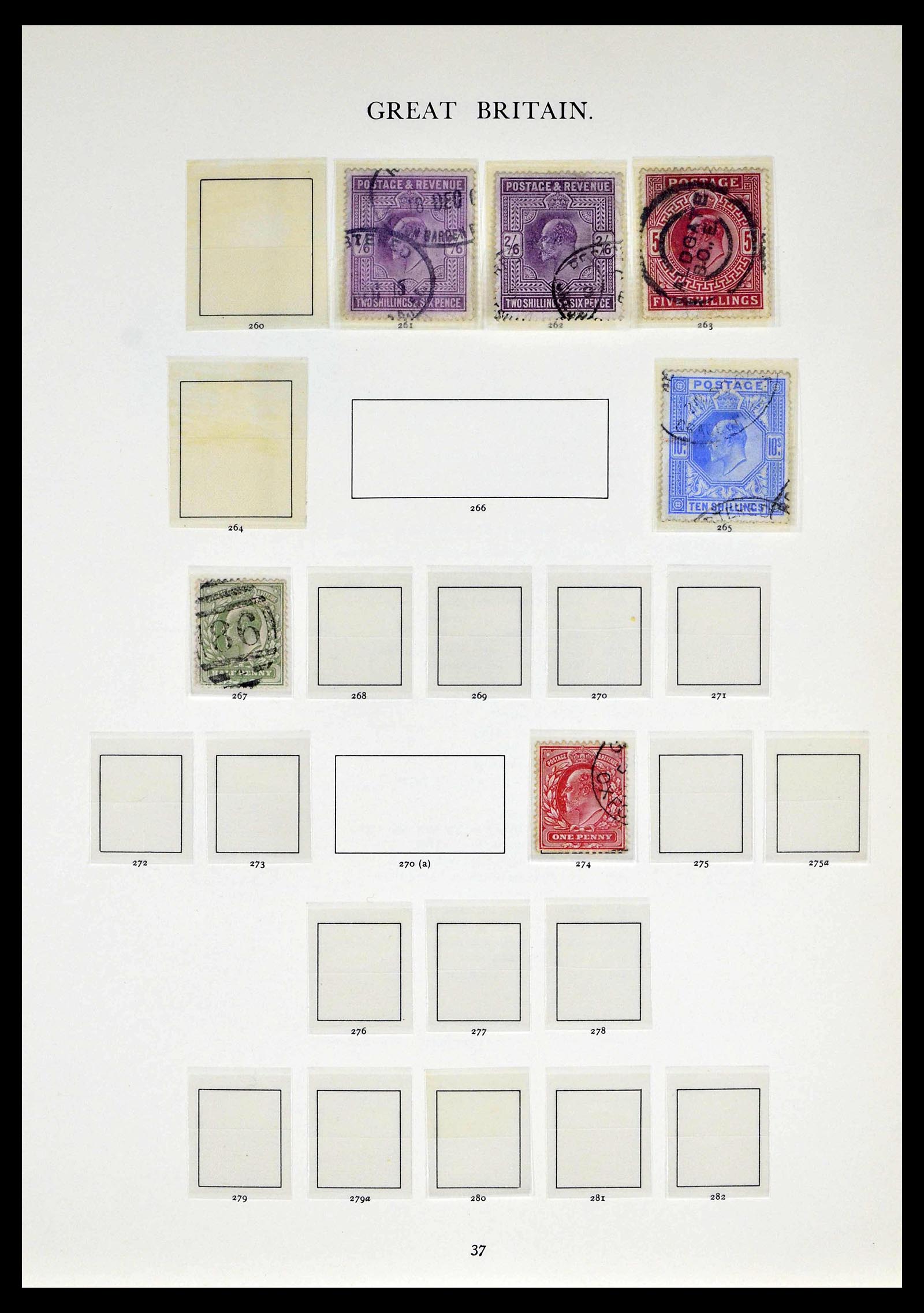 39025 0015 - Postzegelverzameling 39025 Engeland gespecialiseerd 1840-1990.