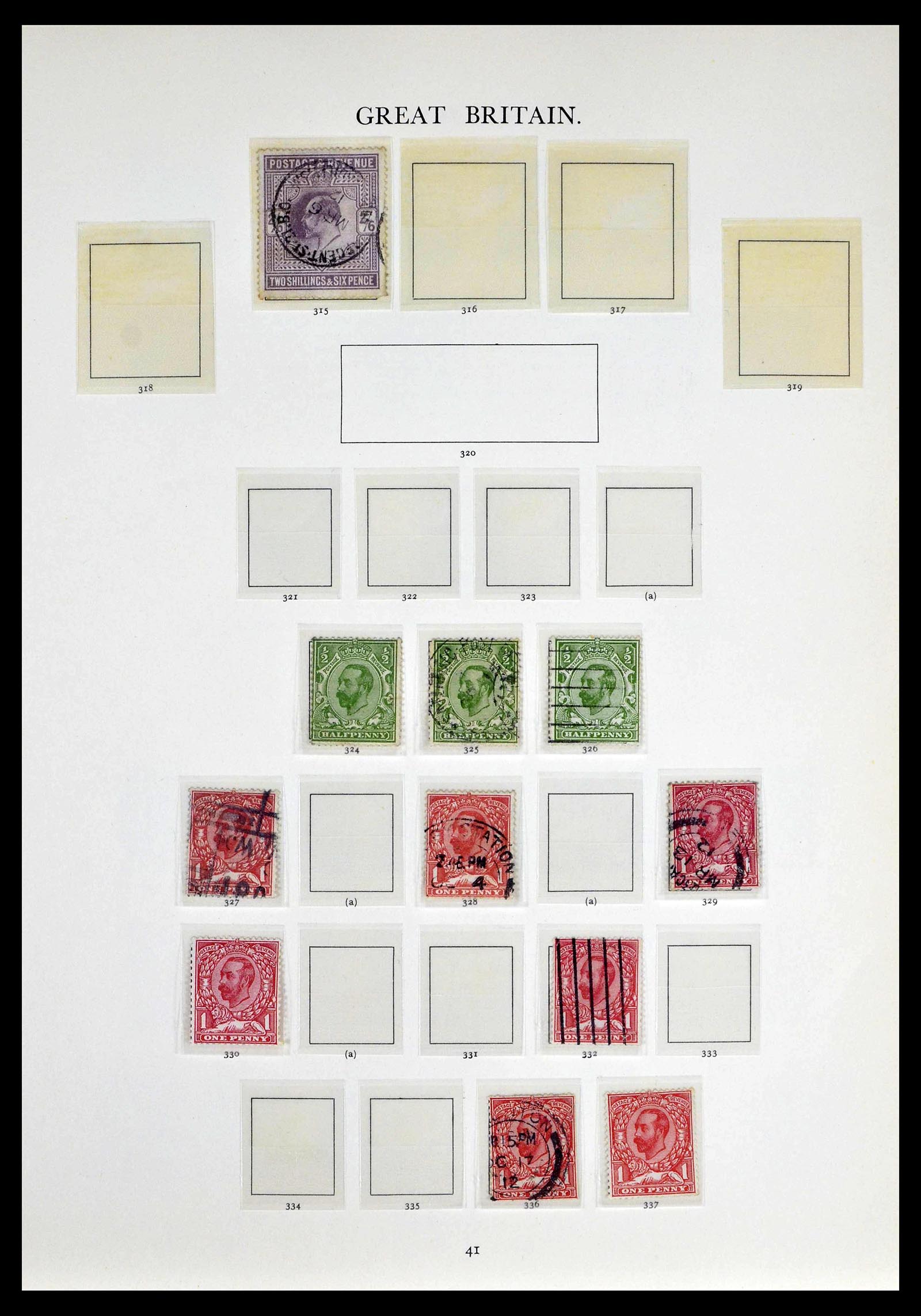 39025 0017 - Postzegelverzameling 39025 Engeland gespecialiseerd 1840-1990.