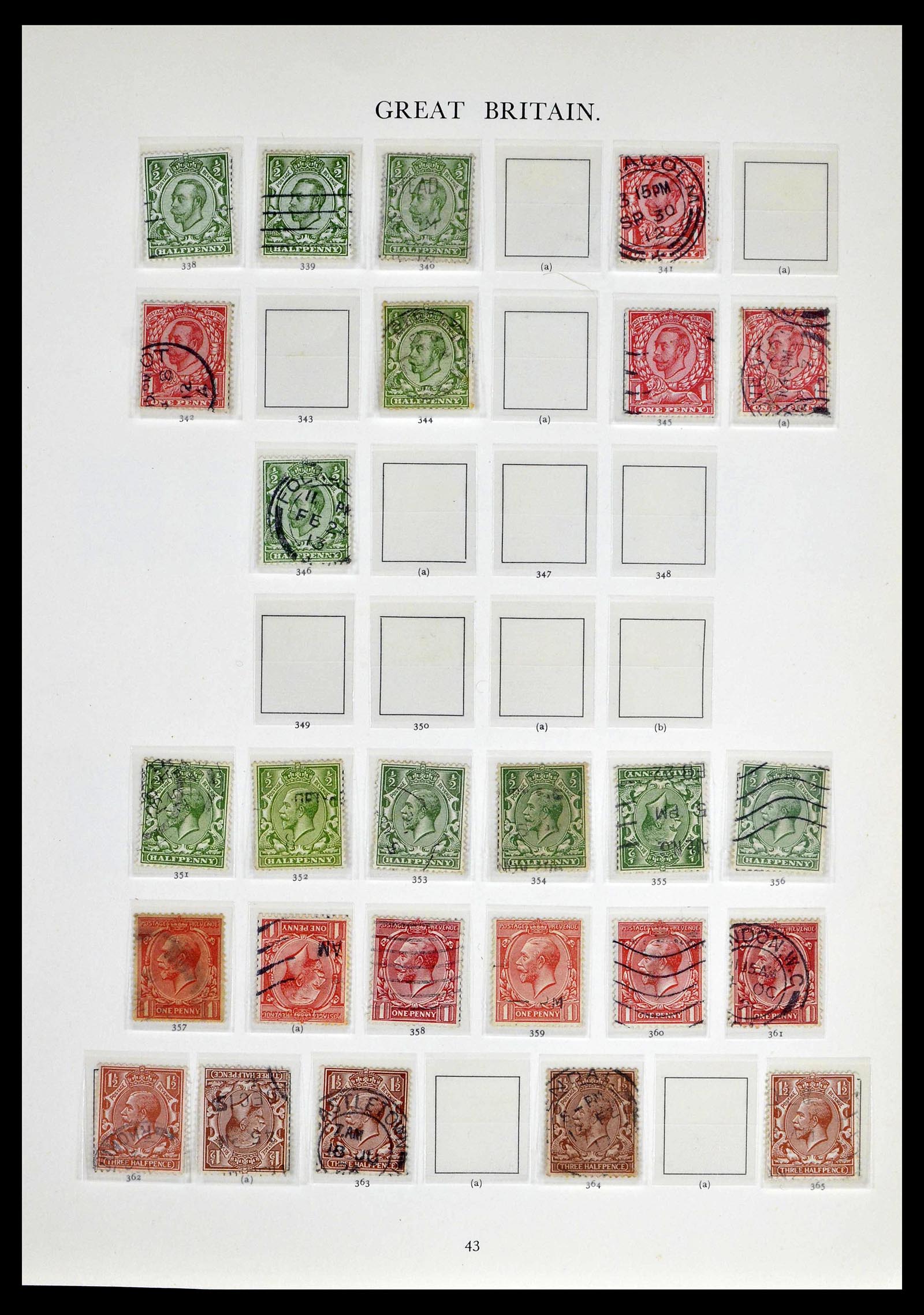 39025 0018 - Postzegelverzameling 39025 Engeland gespecialiseerd 1840-1990.