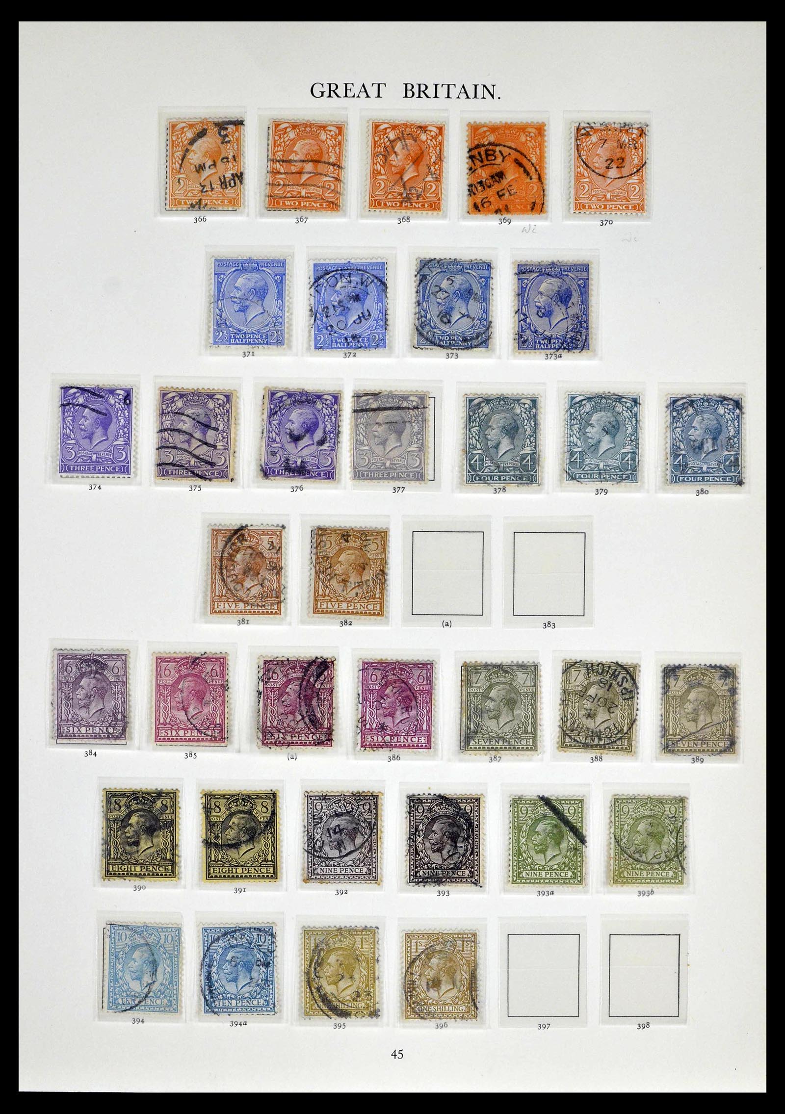 39025 0019 - Postzegelverzameling 39025 Engeland gespecialiseerd 1840-1990.
