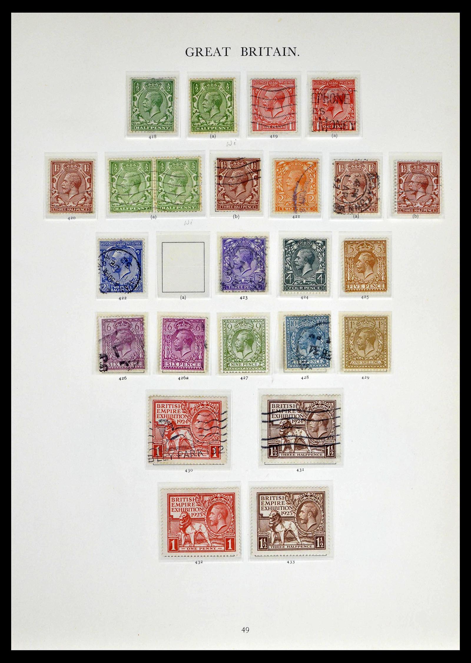 39025 0021 - Postzegelverzameling 39025 Engeland gespecialiseerd 1840-1990.