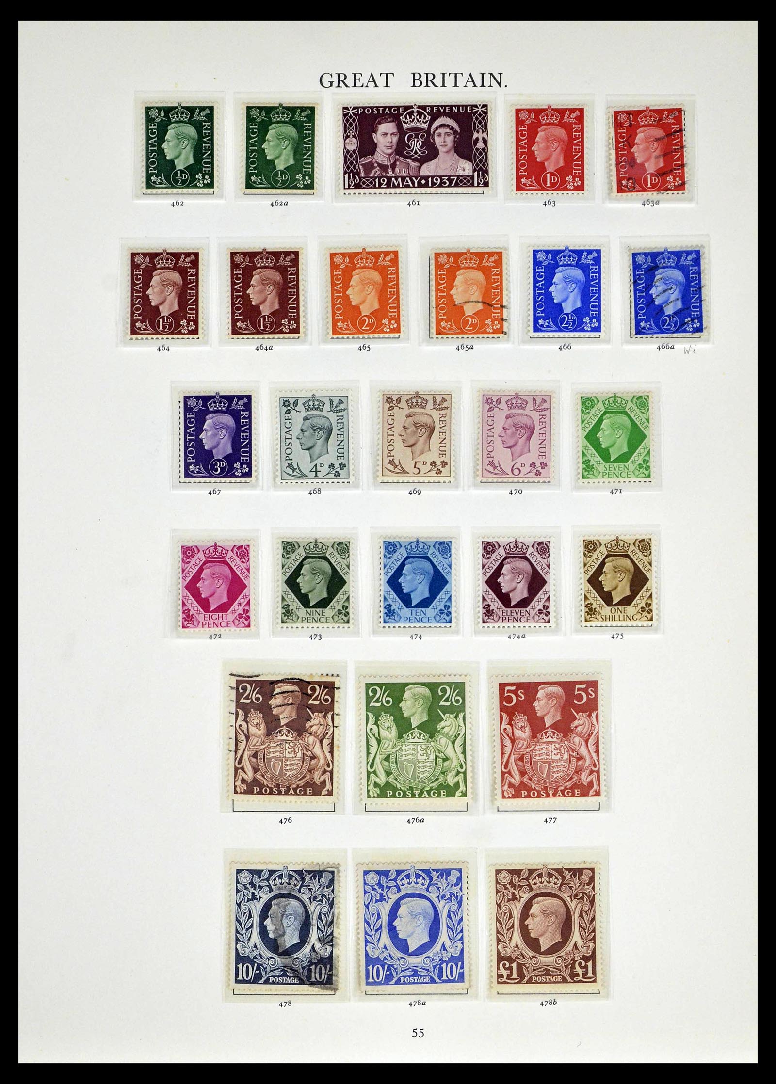 39025 0024 - Postzegelverzameling 39025 Engeland gespecialiseerd 1840-1990.
