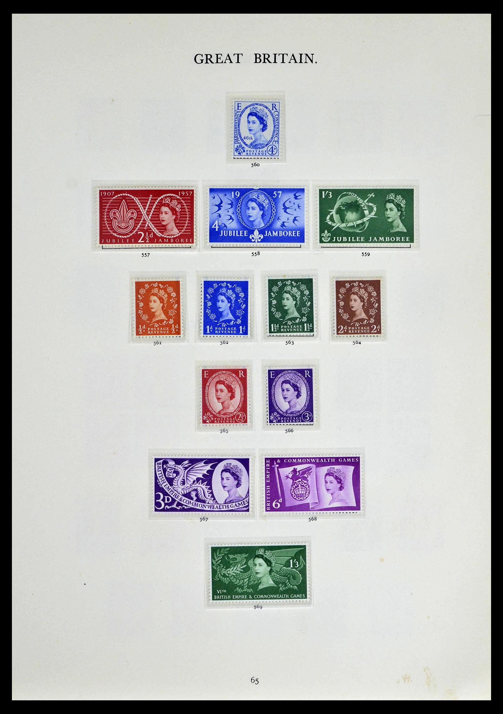 39025 0029 - Postzegelverzameling 39025 Engeland gespecialiseerd 1840-1990.