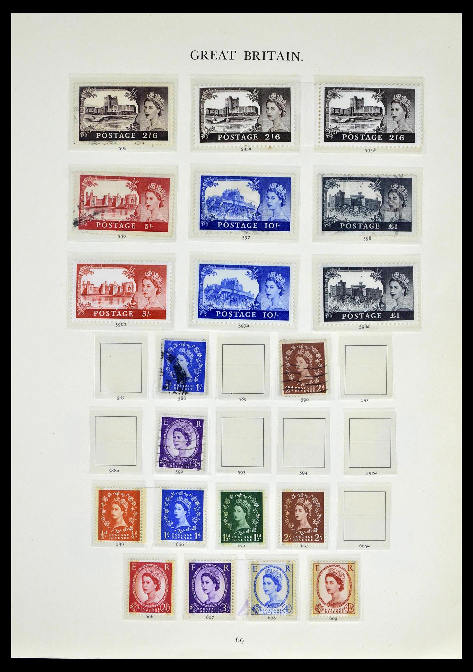 39025 0031 - Postzegelverzameling 39025 Engeland gespecialiseerd 1840-1990.