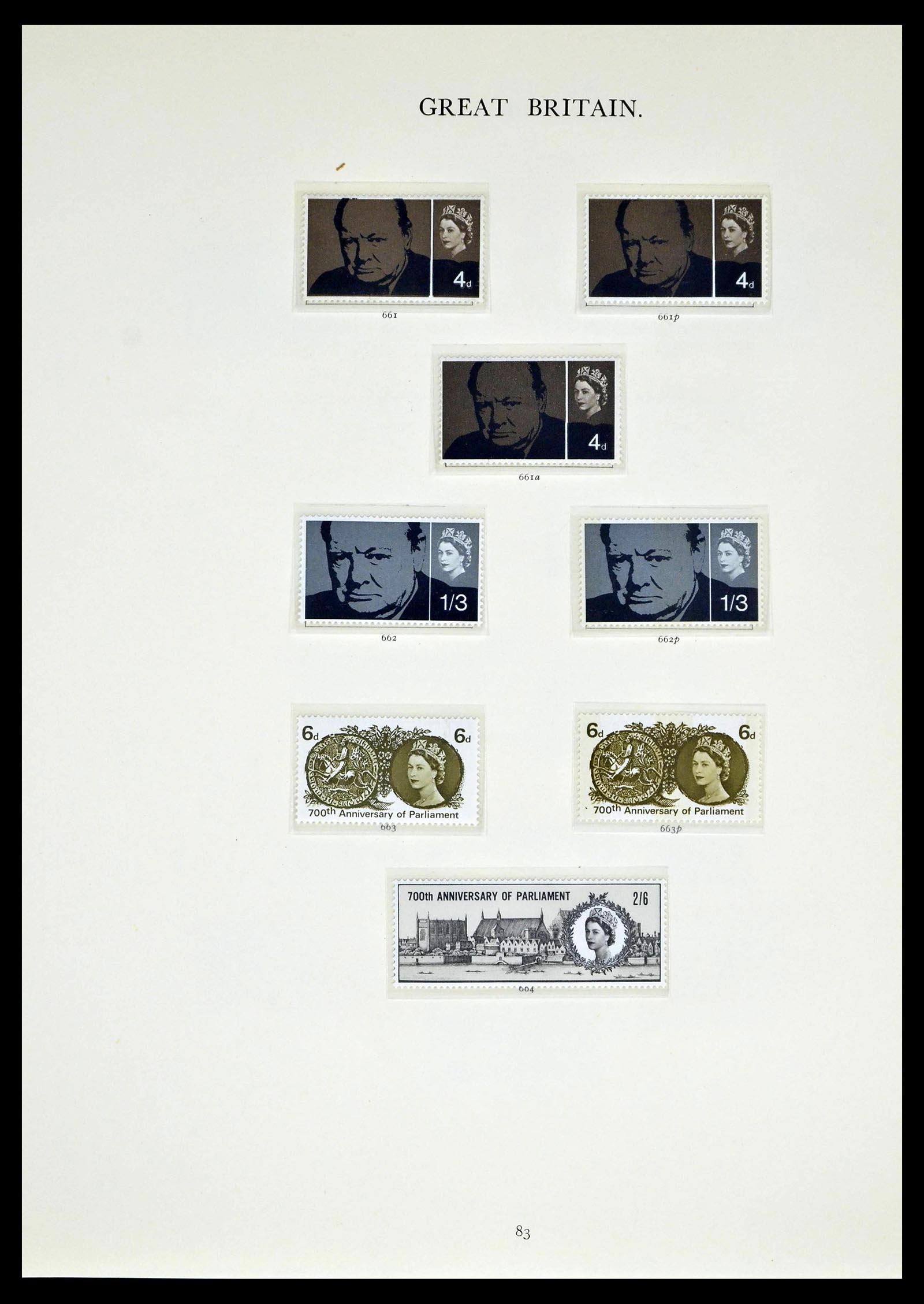 39025 0038 - Postzegelverzameling 39025 Engeland gespecialiseerd 1840-1990.