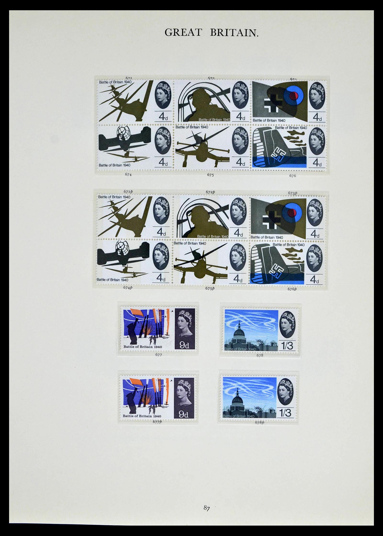 39025 0040 - Postzegelverzameling 39025 Engeland gespecialiseerd 1840-1990.