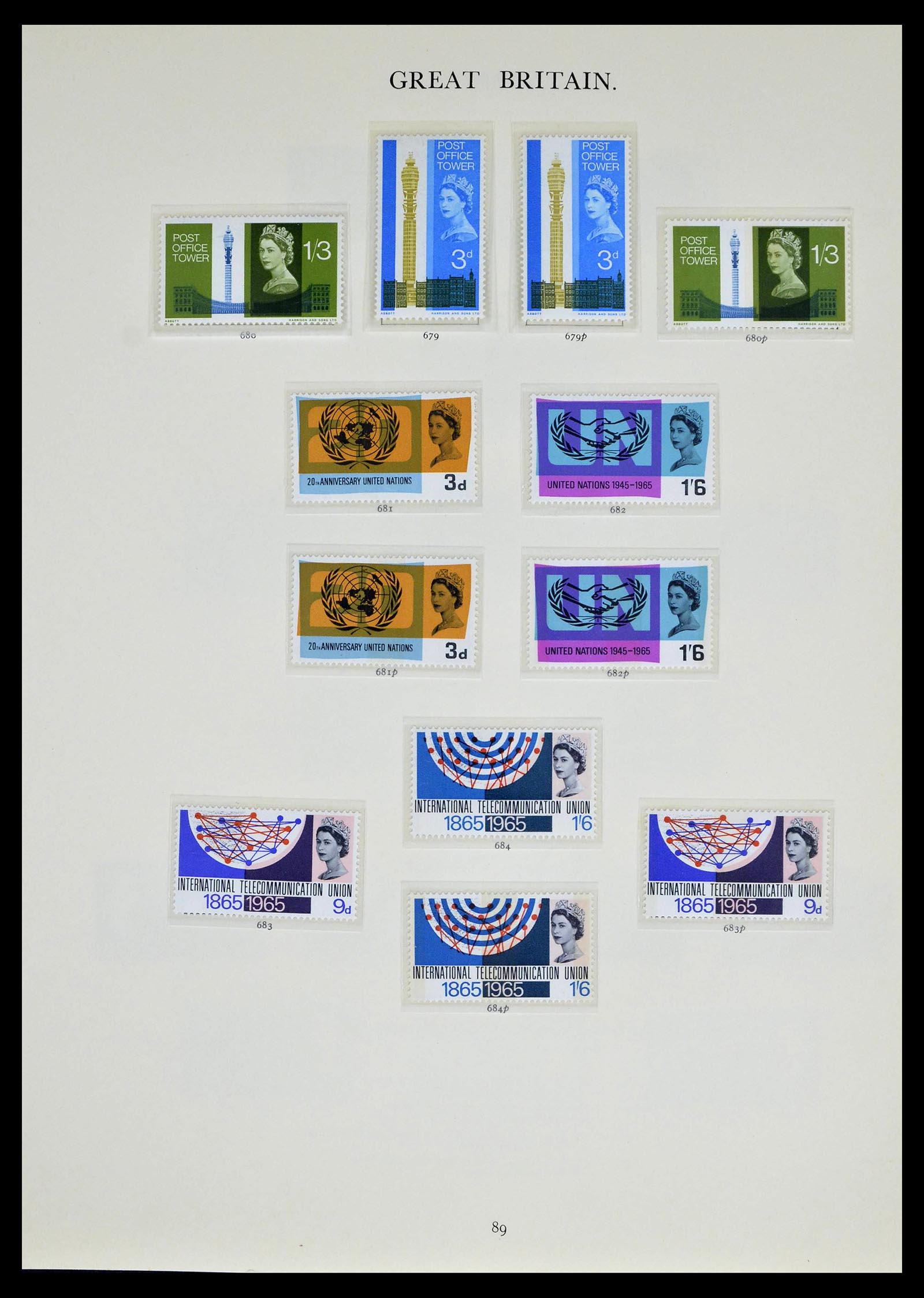 39025 0041 - Postzegelverzameling 39025 Engeland gespecialiseerd 1840-1990.